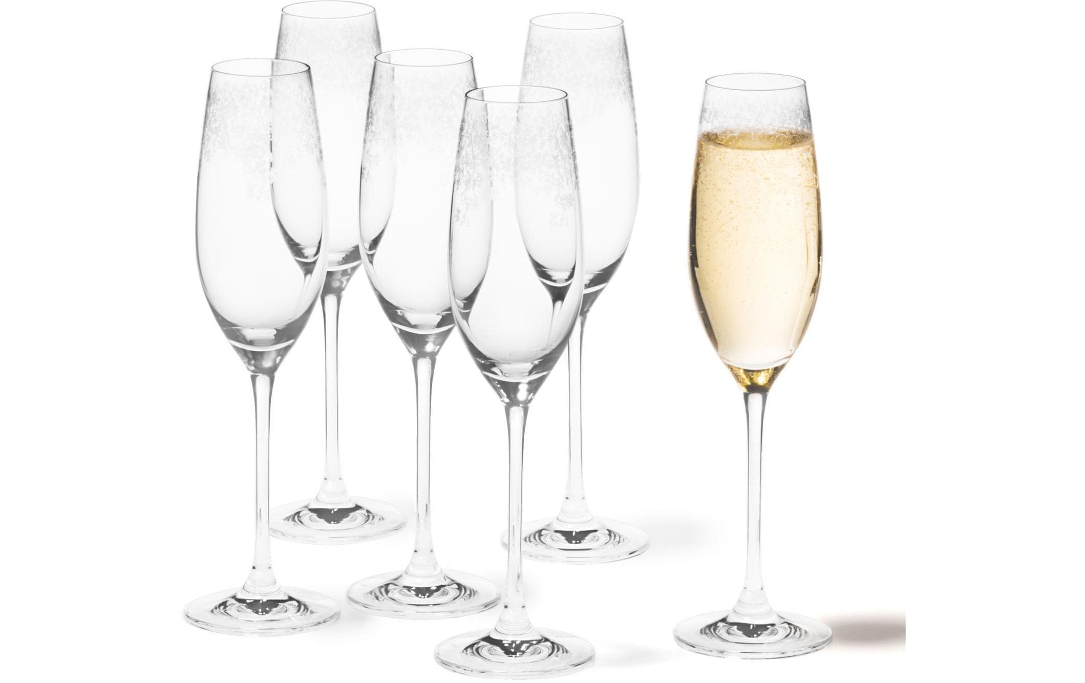 Leonardo Sektglas Chateau 200 ml, 6 Stück, Transparent 