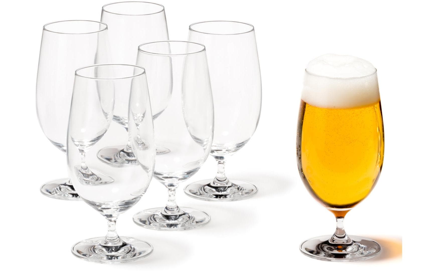 Leonardo Bierglas Ciao+ 300 ml, 6 Stück, Transparent