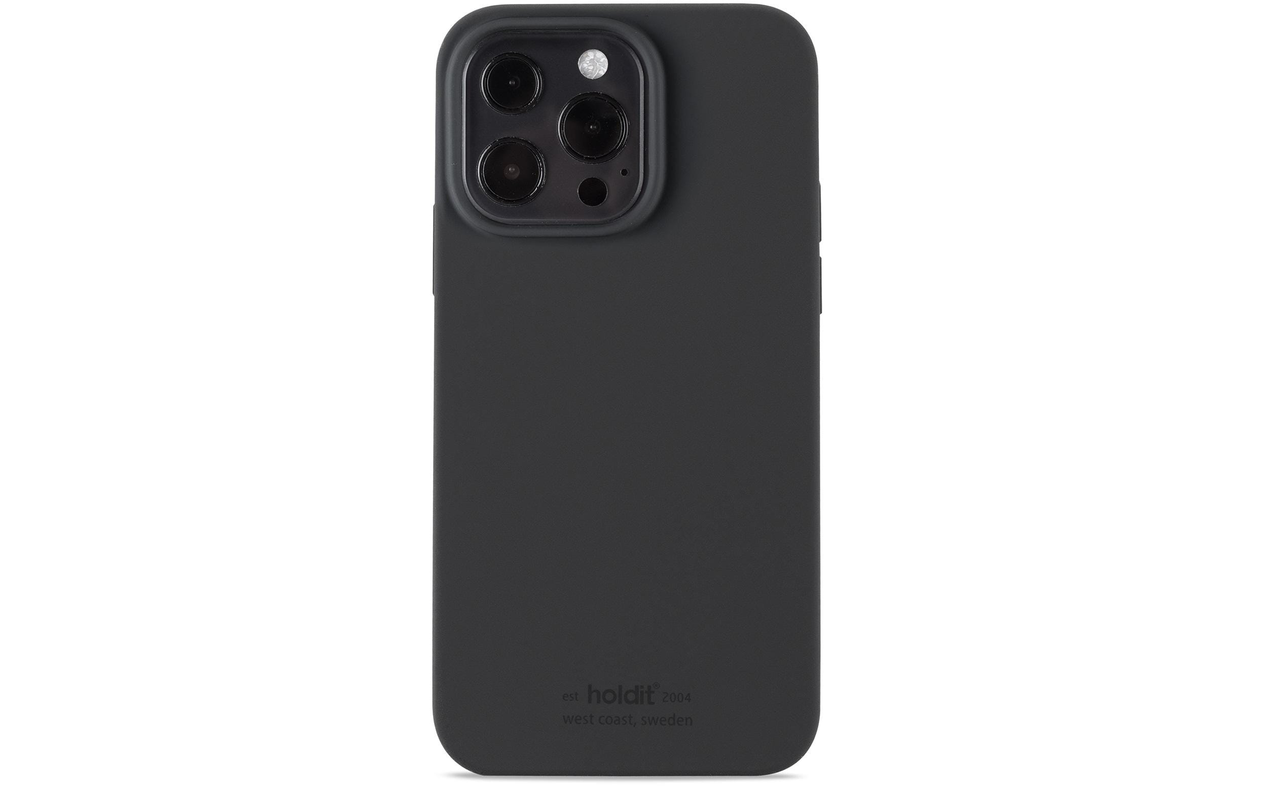Holdit Back Cover Silicone iPhone 13 Pro Max Schwarz