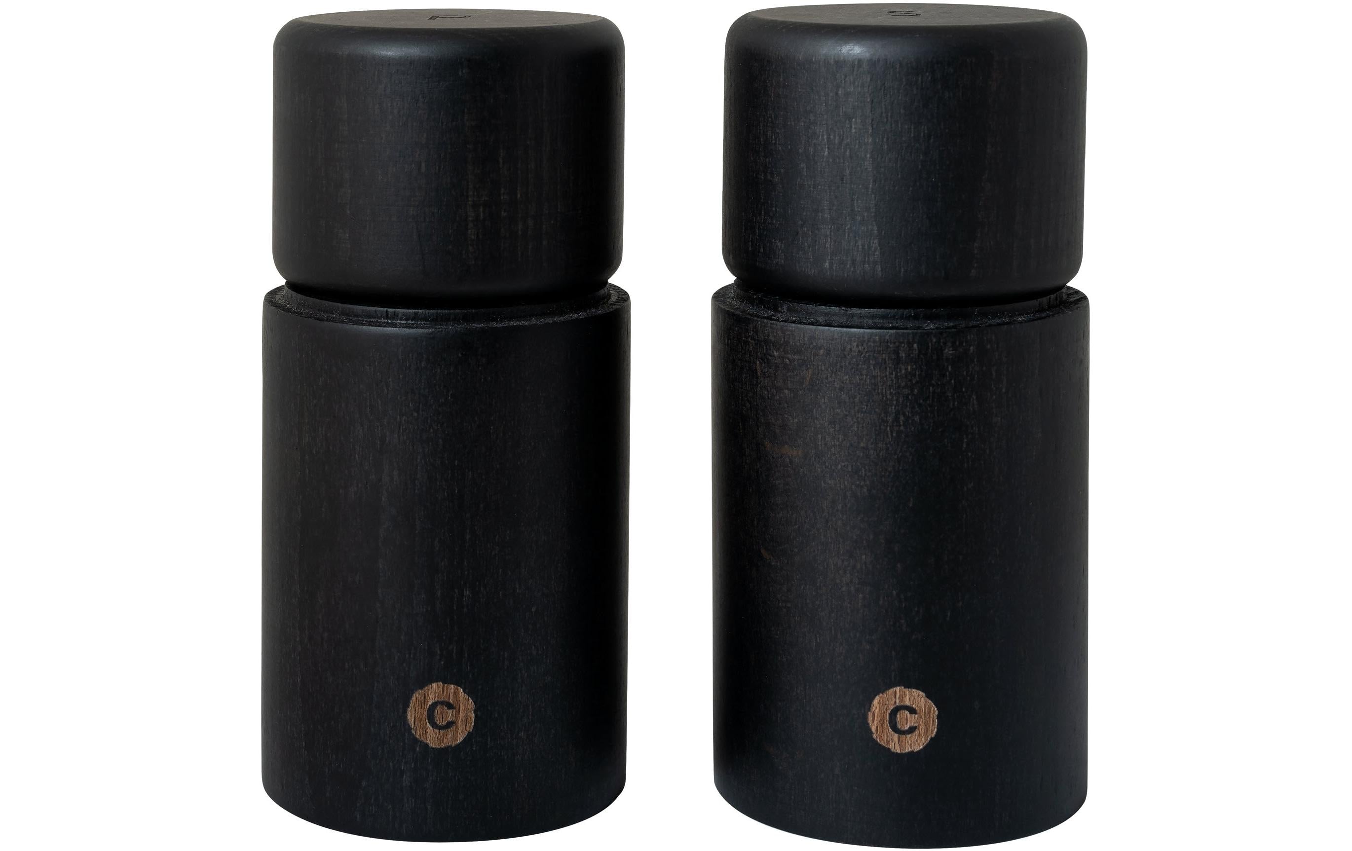 Crushgrind Gewürzmühle Bergen 2 Stück, 12 cm, Schwarz