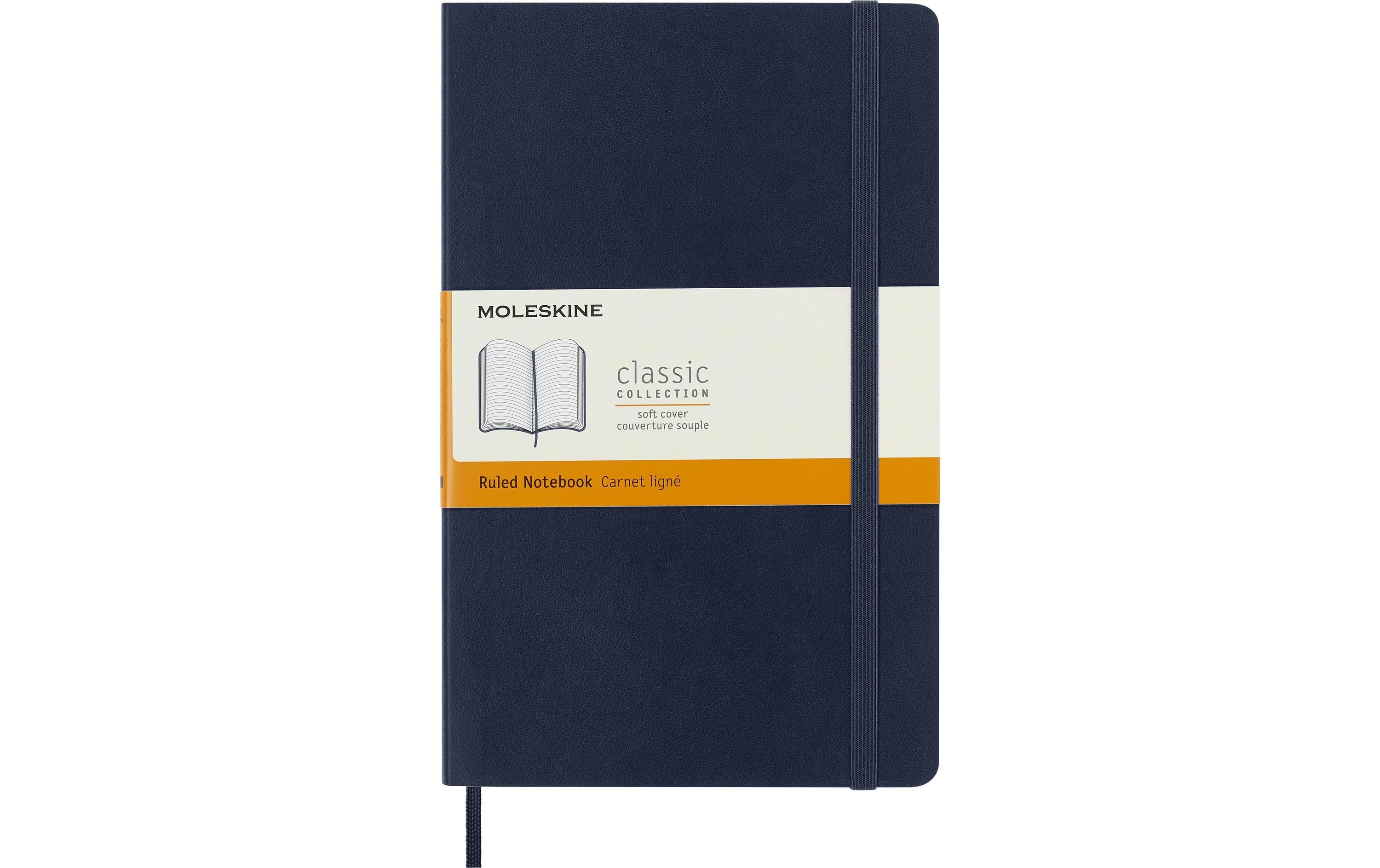 Moleskine Notizbuch A5 Liniert, 192 Seiten Saphier