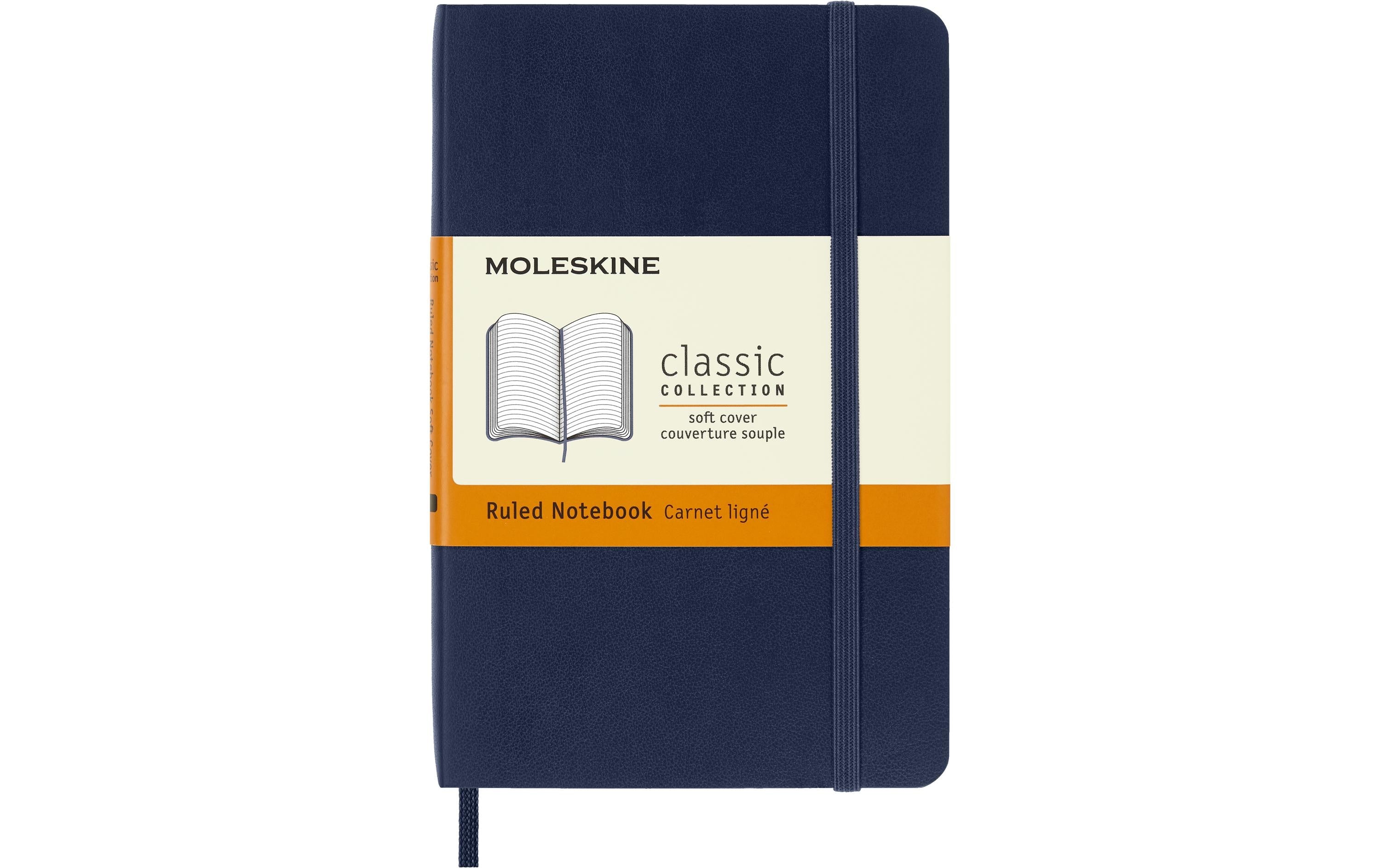 Moleskine Notizbuch A6 Softcover Liniert Saphier