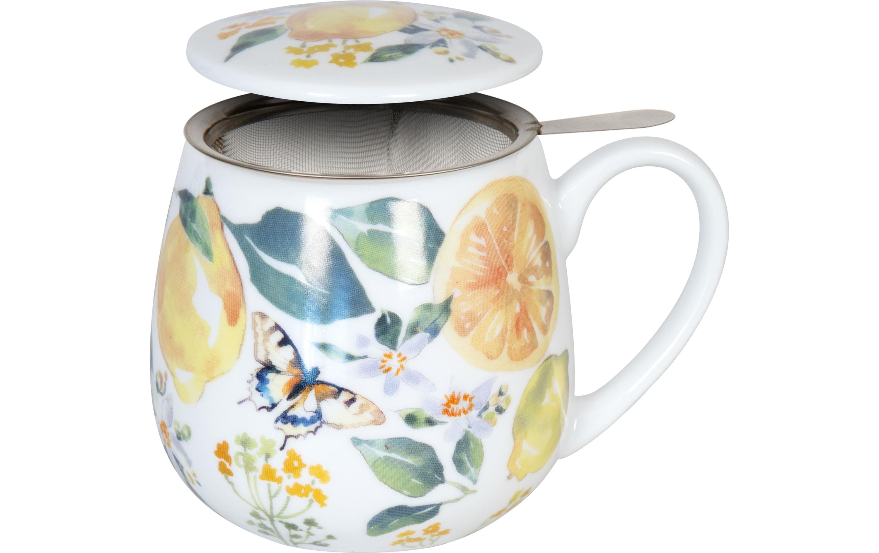 Könitz Teetasse Fruity Tea Lemon 420 ml , 1 Stück, Mehrfarbig