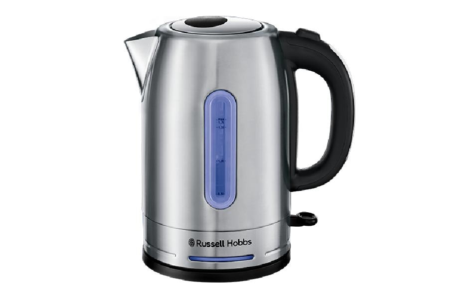 Russell Hobbs Wasserkocher Quiet 1.7 l, Silber