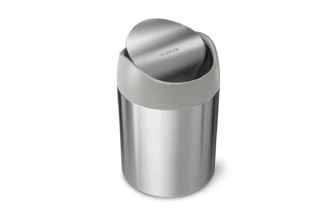 Simplehuman Abfalleimer 1.5 l, Silber