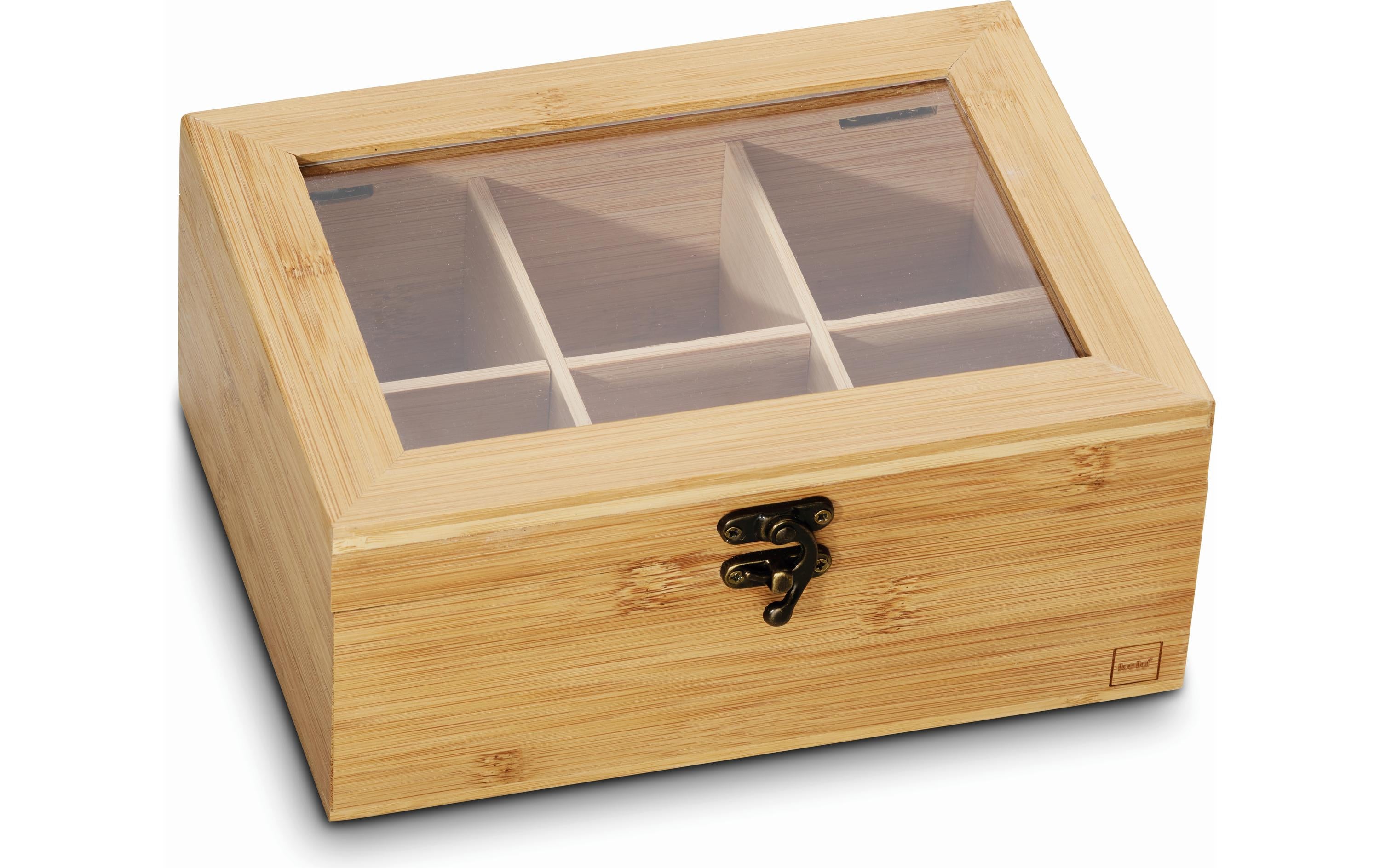 Kela Teebeutel-Box Noa Hellbraun