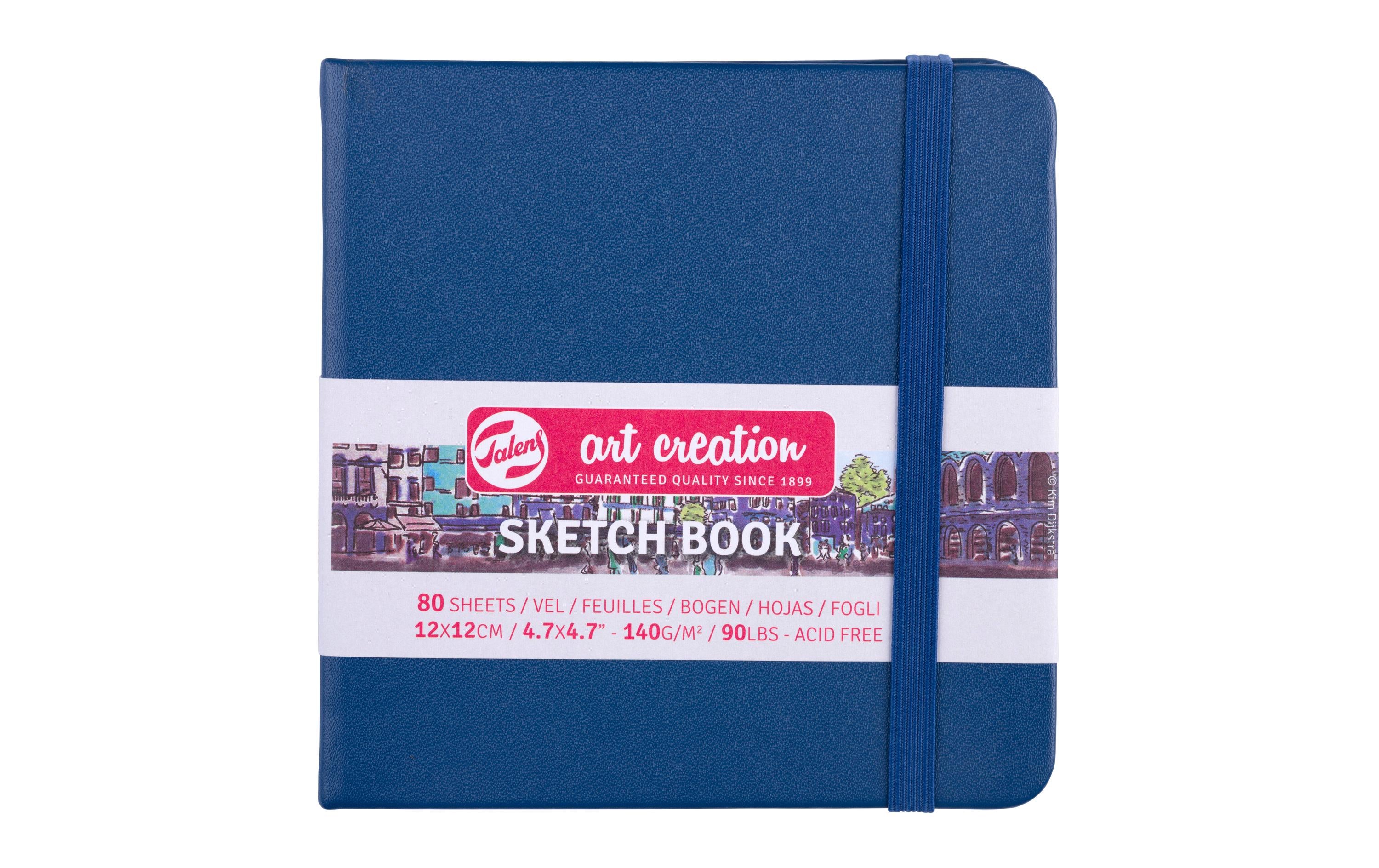 Talens Malbuch 12 x 12 cm Navy Blue
