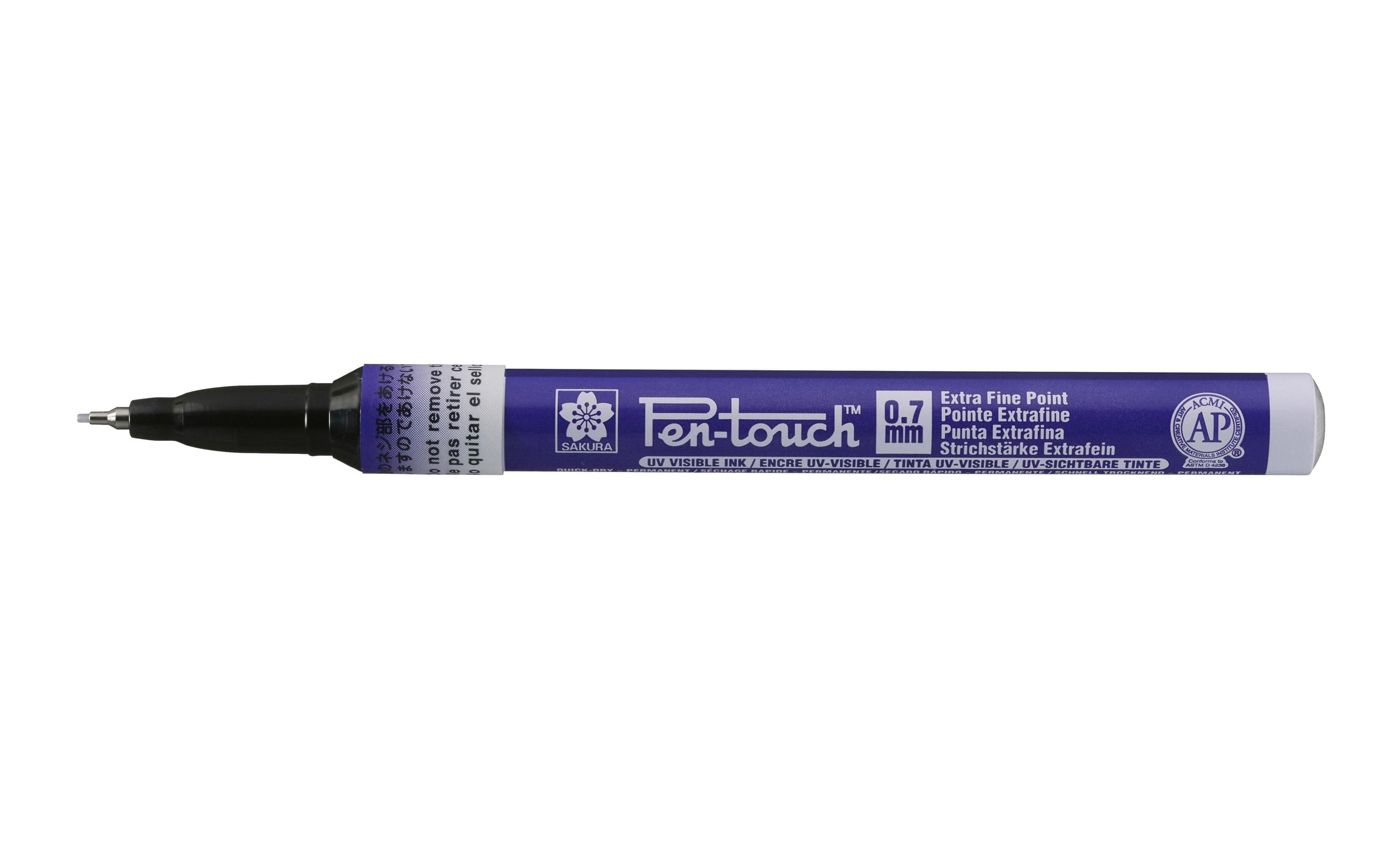 Sakura Lackmarker Pen-Touch 0.7 mm, extrafein, UV Blau