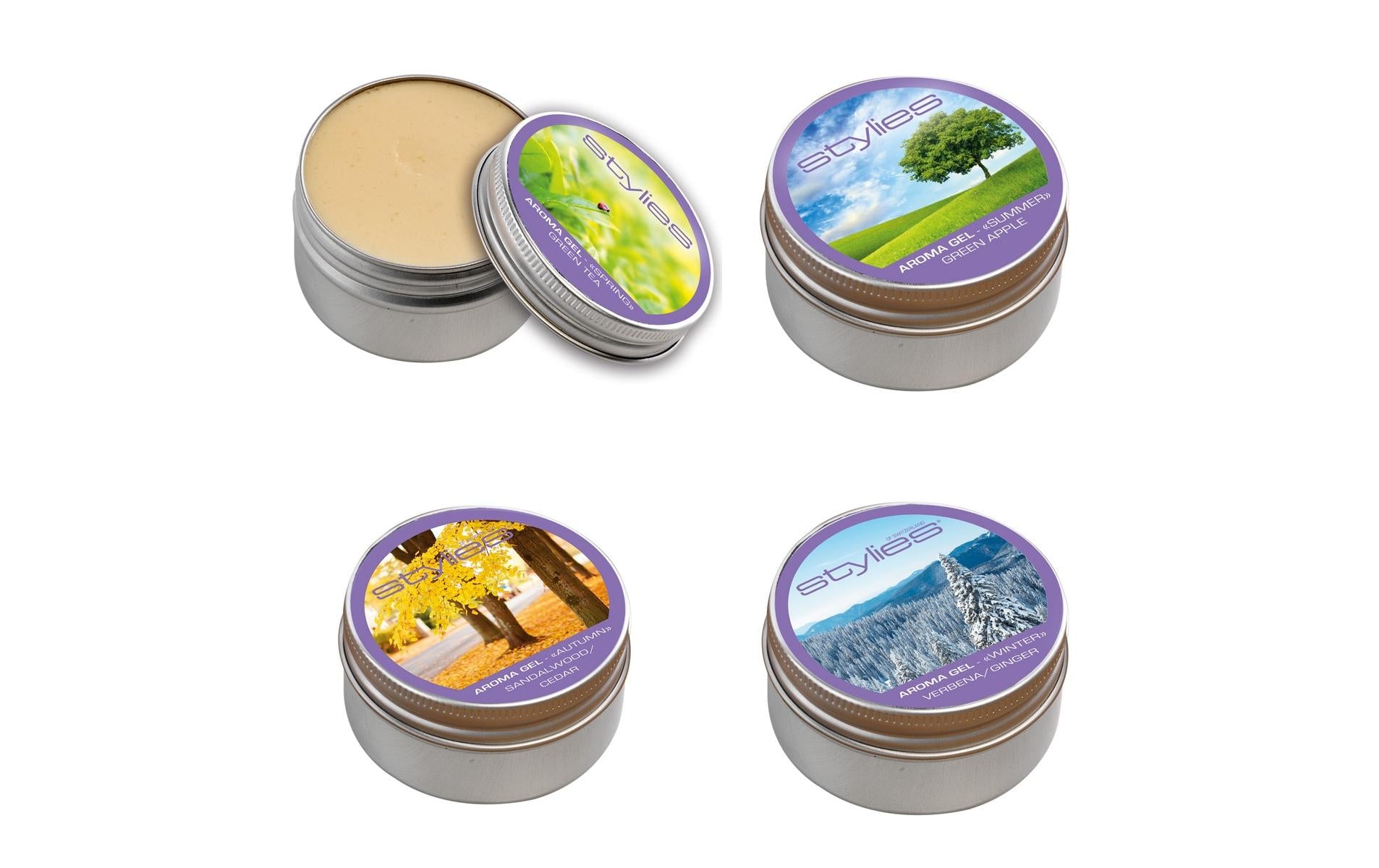 Stylies by Koenig Duftspender Aroma Gel Vier Jahreszeiten