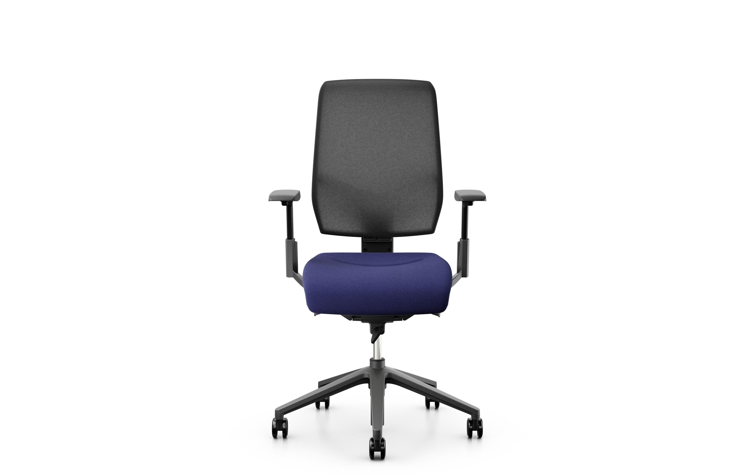 Giroflex Bürostuhl 68 mit Netzrücken Dunkelblau