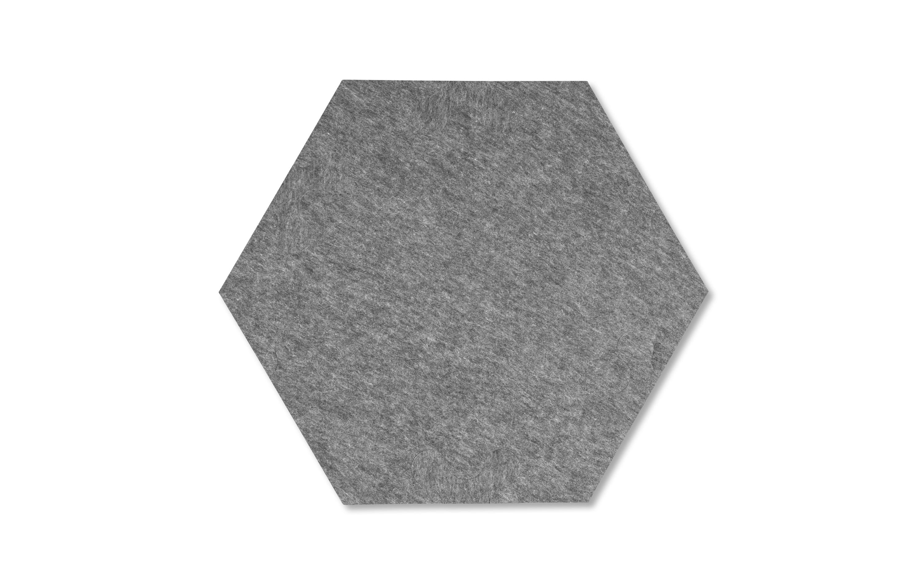Plotony Wandfliesen Hexagon 44 x 50.5 cm Grau, 6 Platten