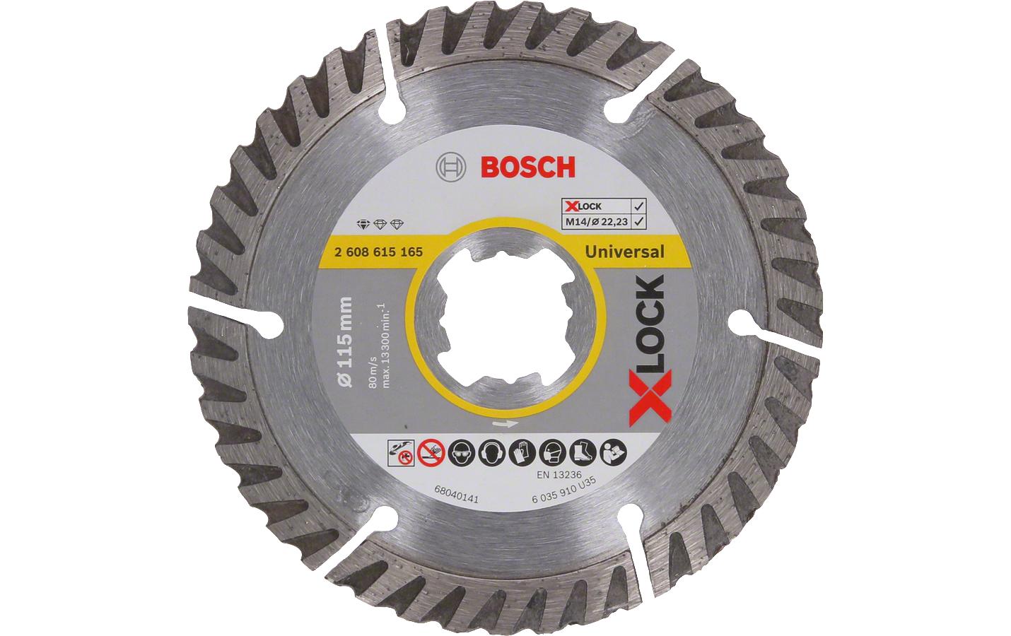 Bosch Professional Trennscheibe X-LOCK Standard Universal 115 mm