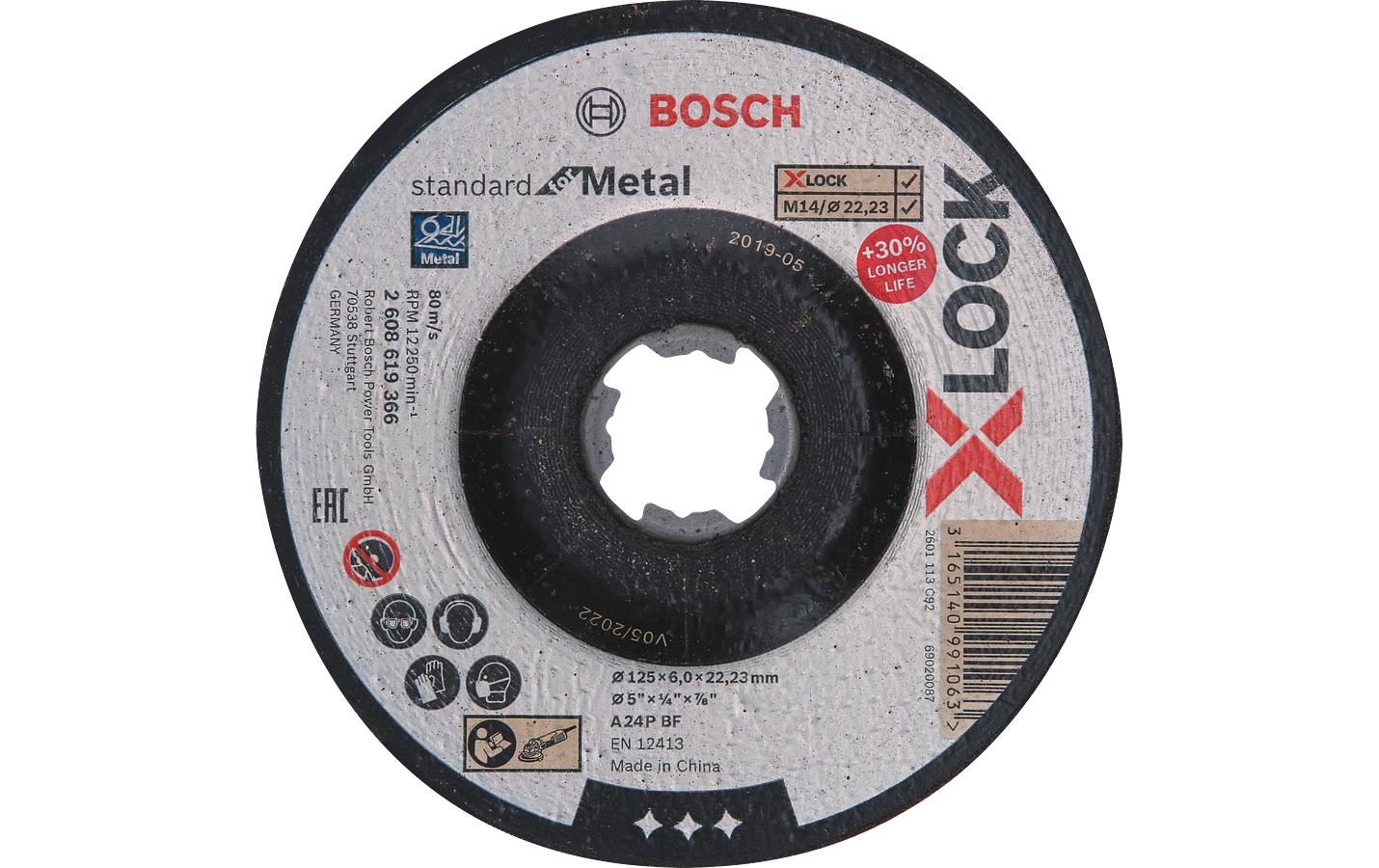 Bosch Professional Trennscheibe SfM X-LOCK 125 x 6 mm T27