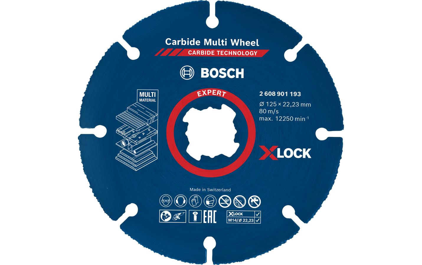 Bosch Professional Trennscheibe X-LOCK Expert Carbide 125 mm