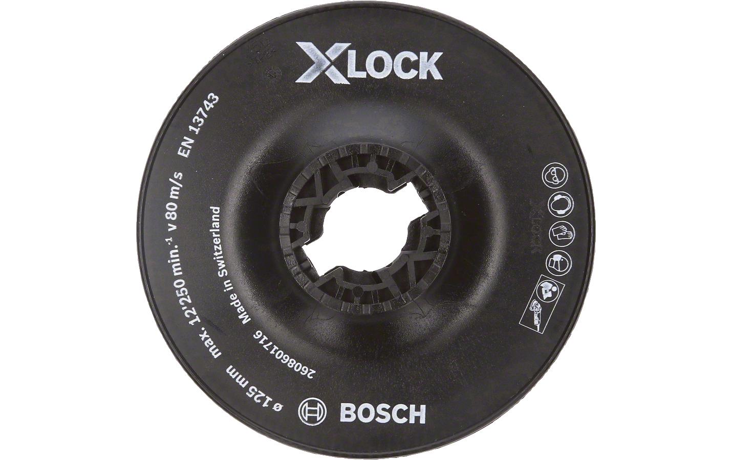 Bosch Professional Stützteller X-LOCK 125 mm hart