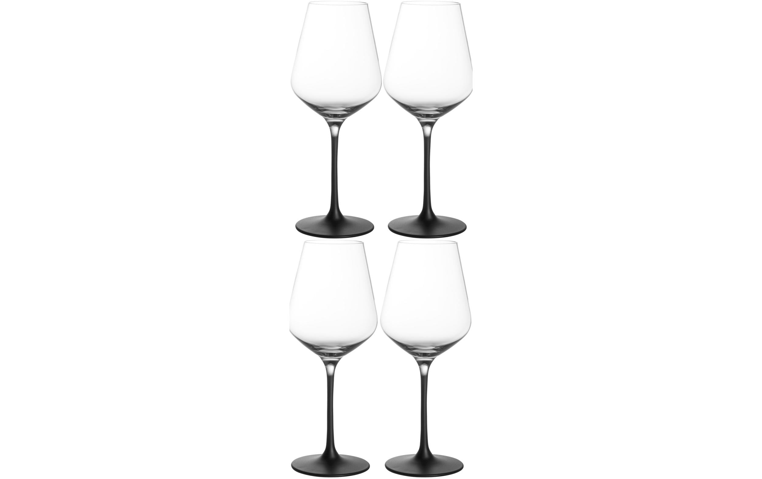 Villeroy & Boch Weissweinglas Rock 380 ml, 4 Stück, Transparent