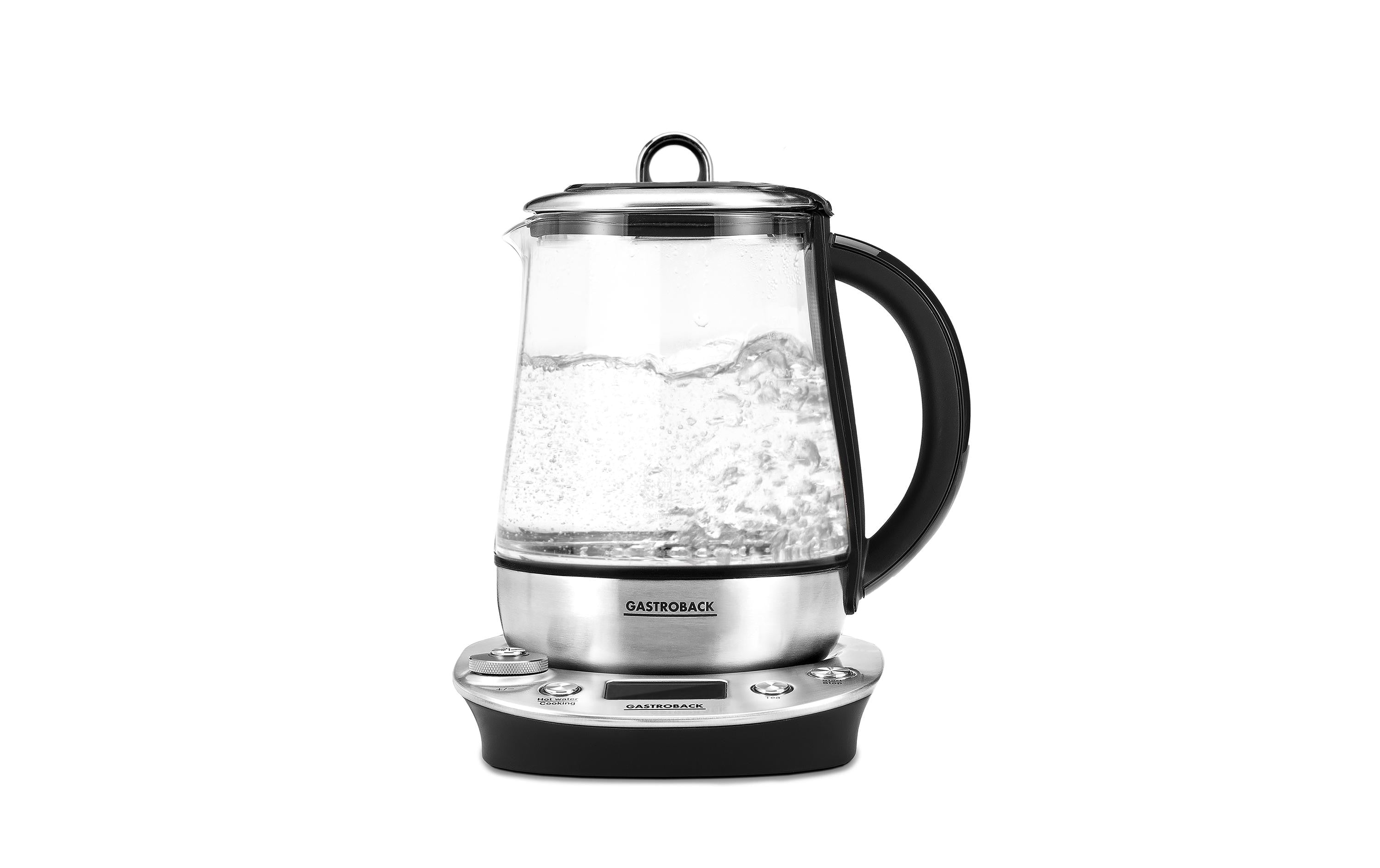 Gastroback Tee- und Wasserkocher Design Tea & More Advanced Silber