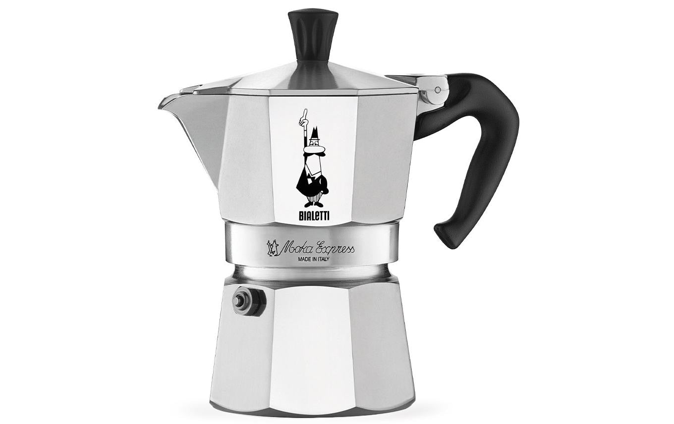 Bialetti Espressokocher Moka Express 3 Tassen, Silber