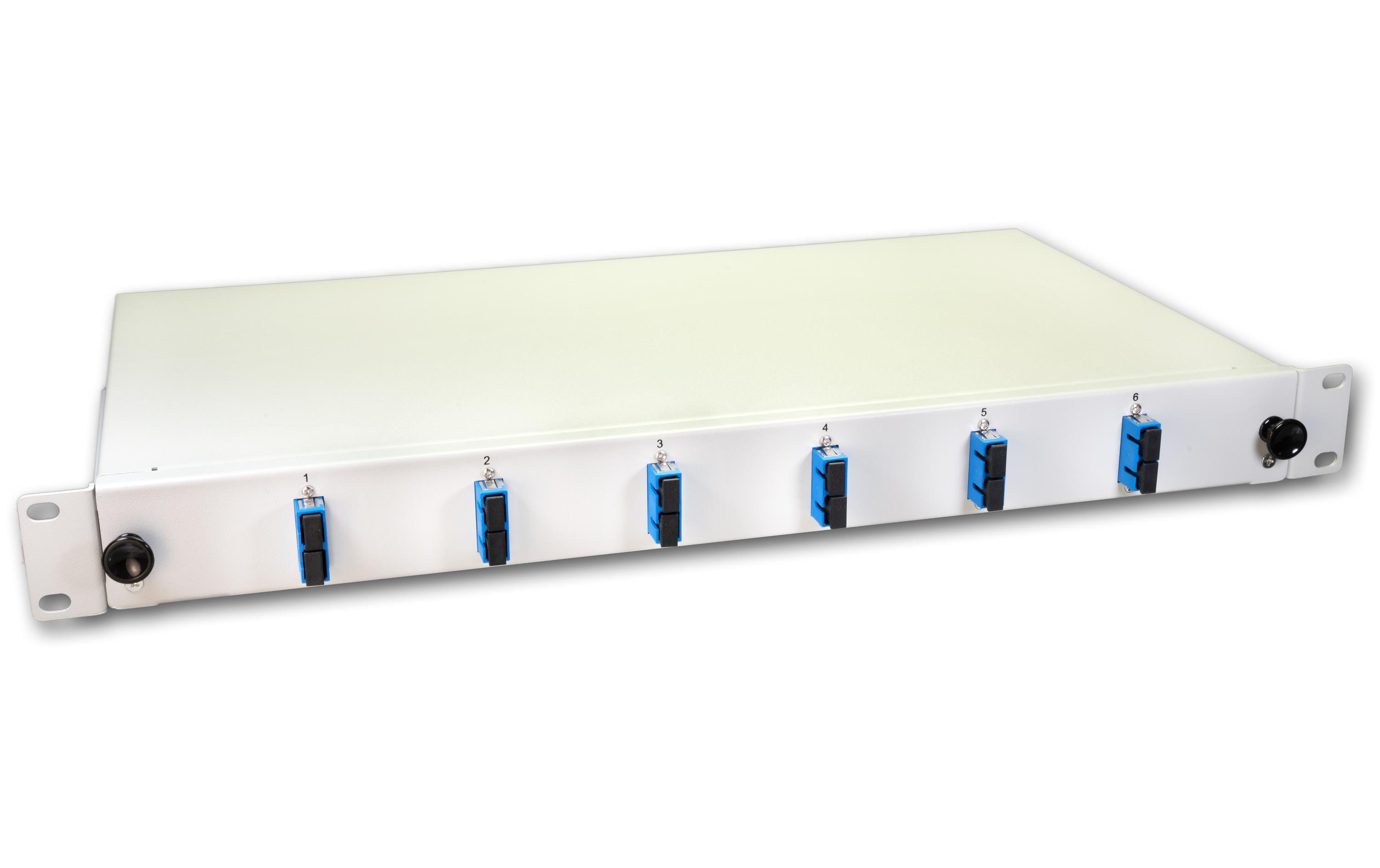 Lightwin Spleissbox 12 Fasern, 6x DSC SM, 9/125µm OS2 Pigtail