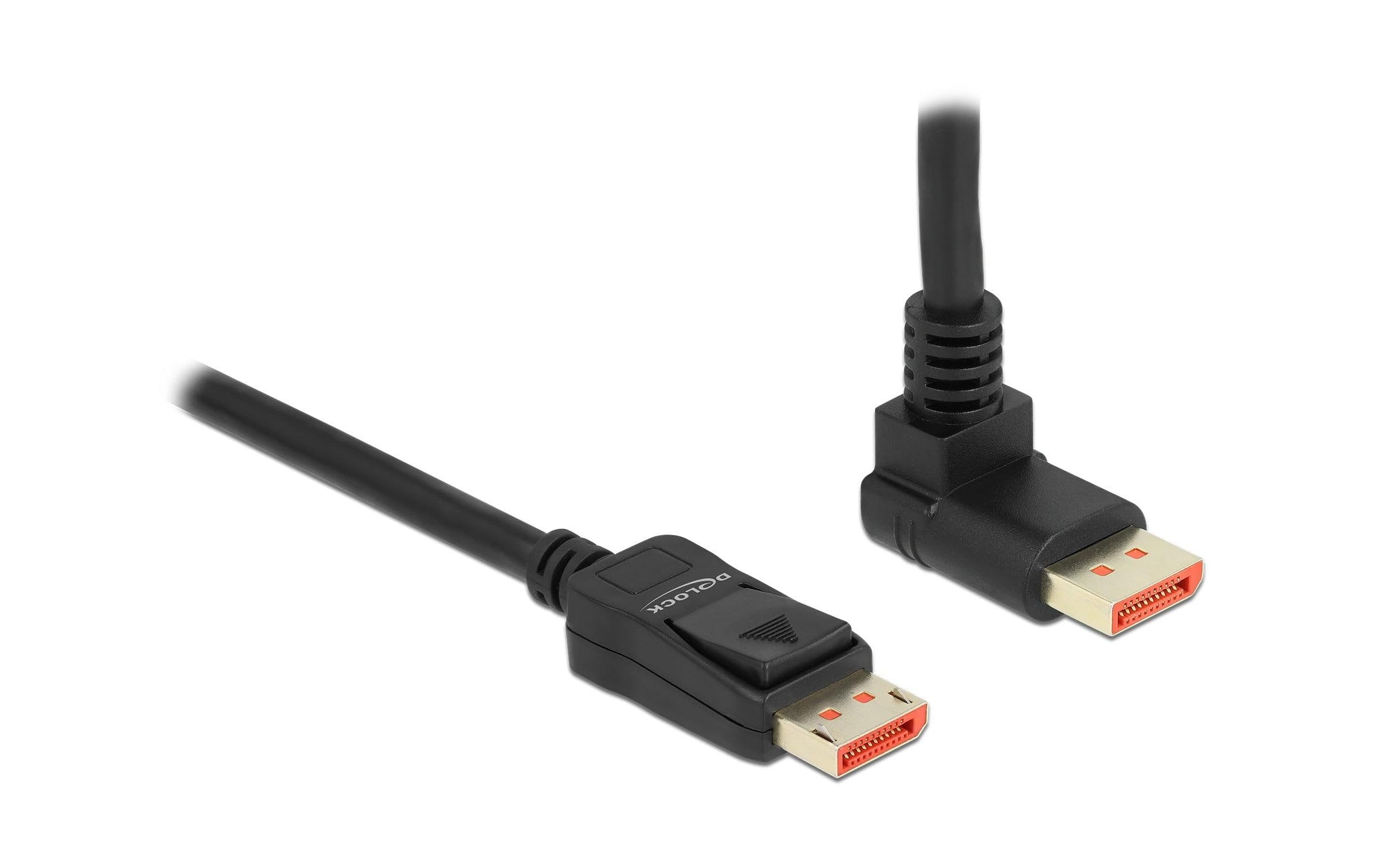 Delock Kabel Oben gewinkelt DisplayPort - DisplayPort, 1 m