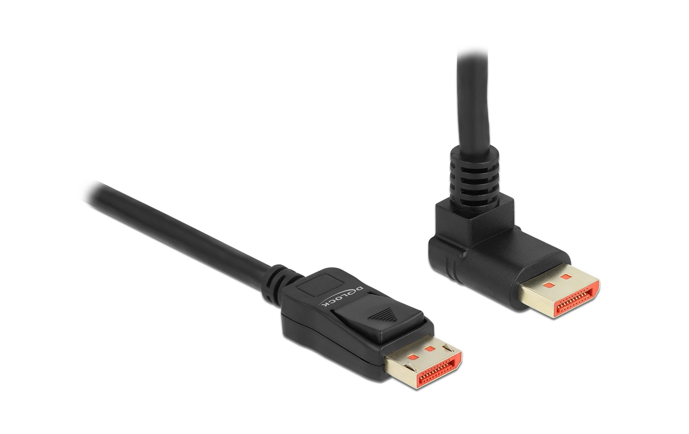 Delock Kabel Oben gewinkelt DisplayPort - DisplayPort, 2 m