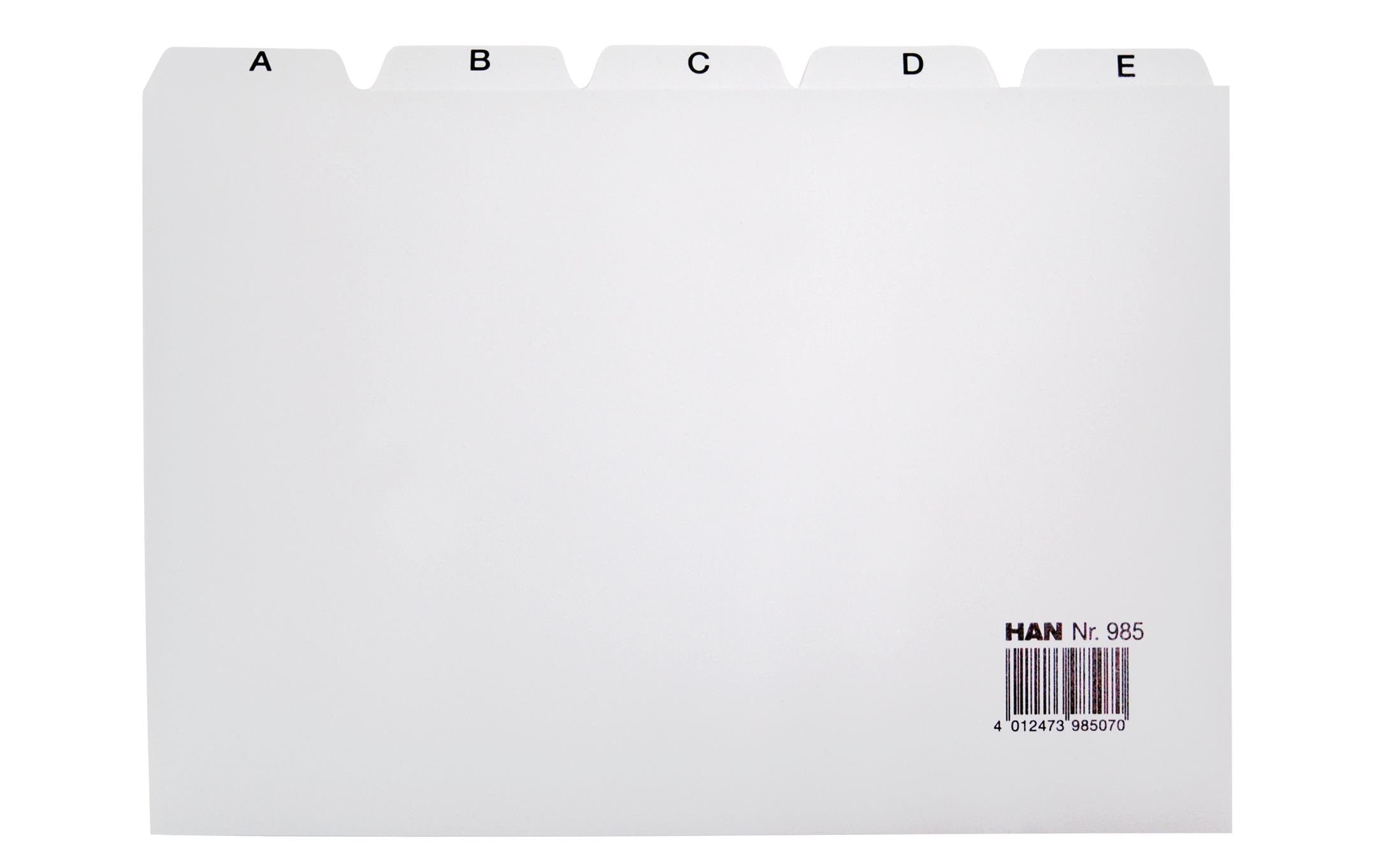 HAN Register A-Z, A5 quer