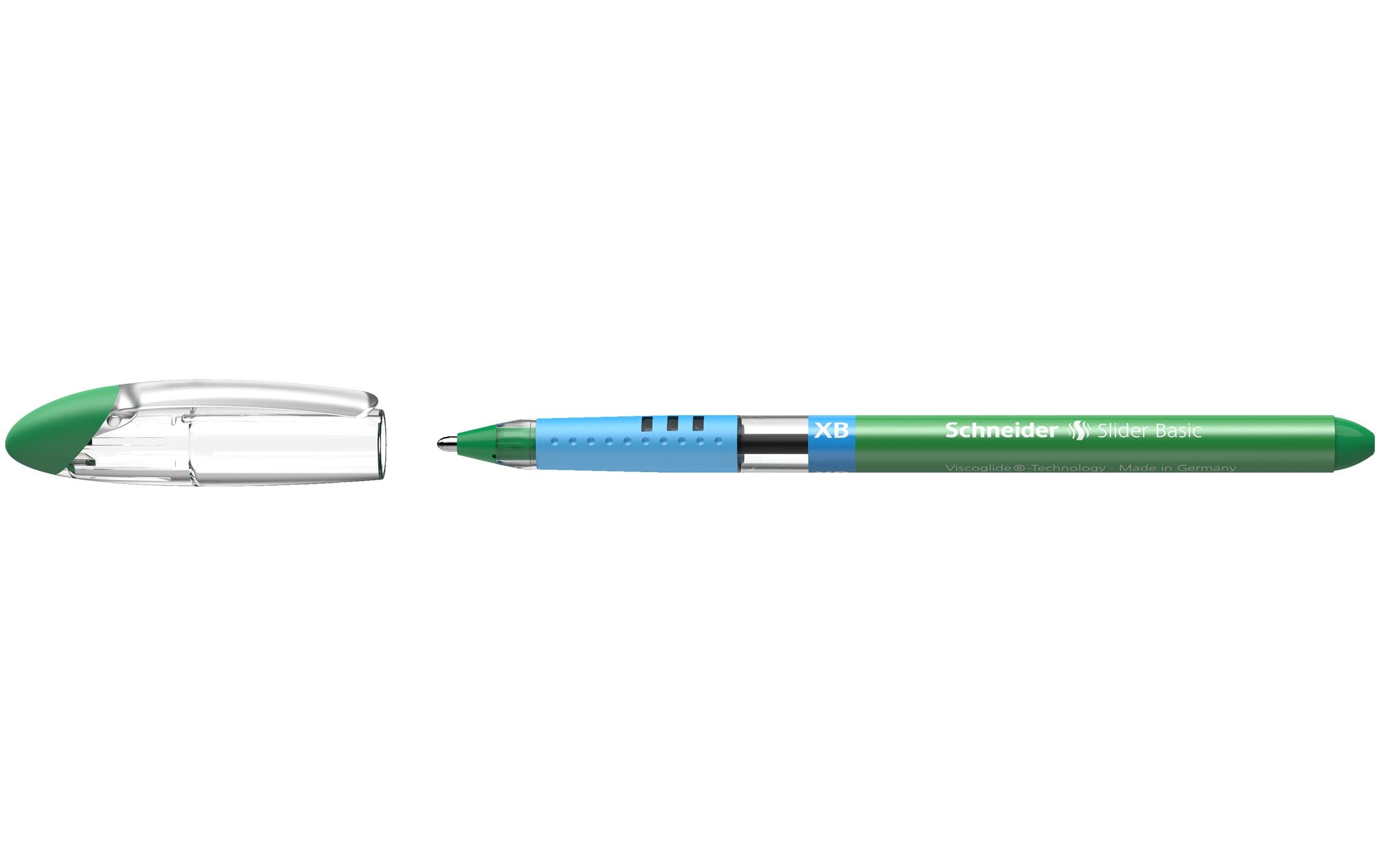 Schneider Kugelschreiber Slider Basic Grün, XB