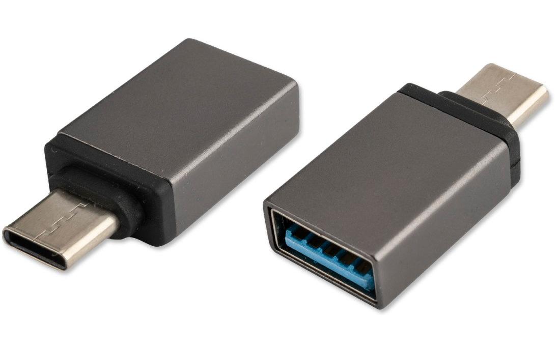 4smarts USB 3.0 Adapter 2-Set USB-C Stecker - USB-A Buchse
