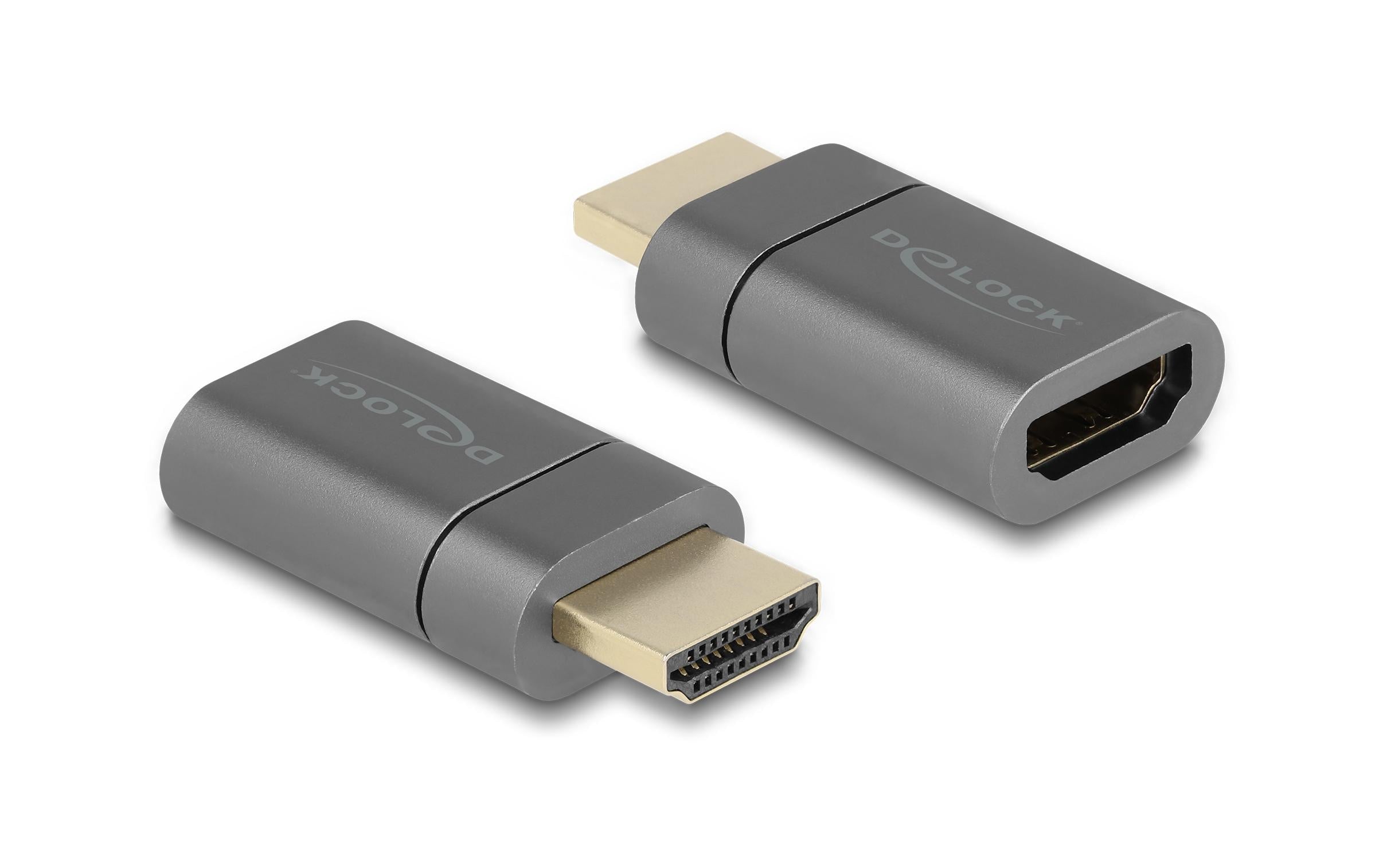 Delock Adapter HDMI - HDMI 8K 60 Hz magnetisch