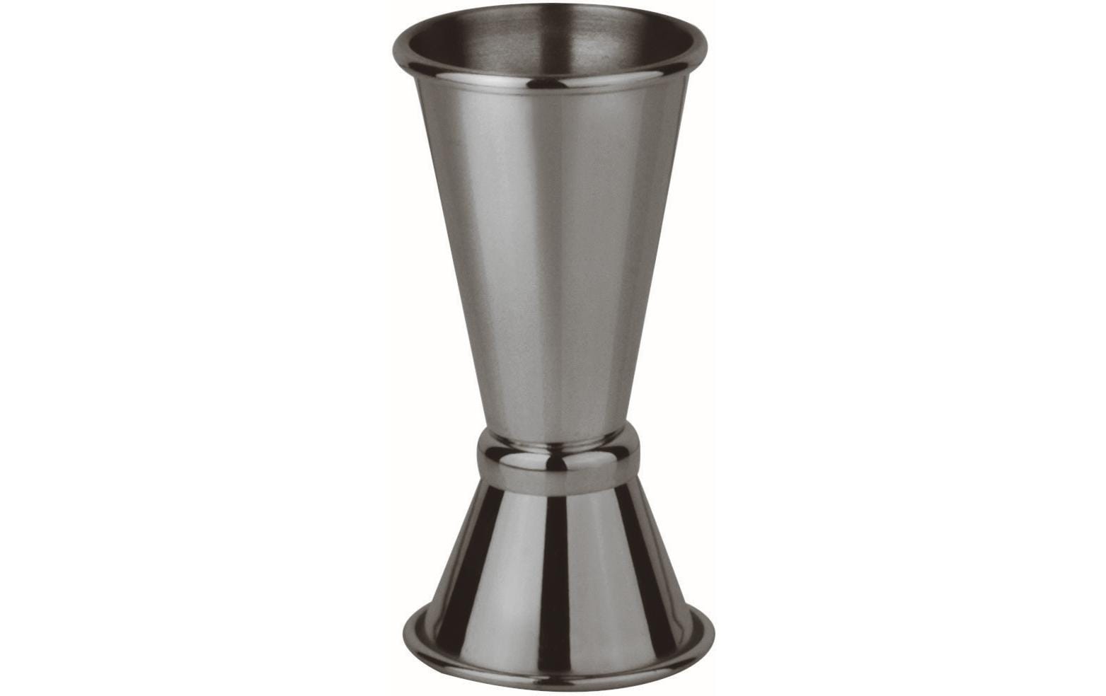 Paderno Cocktail-Doppelmass 40/20 ml, Grau/Schwarz
