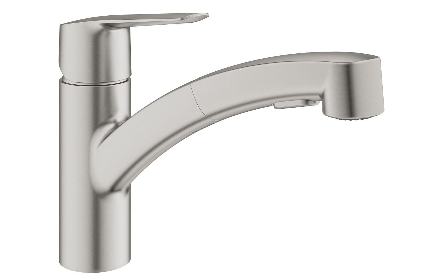 GROHE Küchenarmatur Start 1/2″, Supersteel, herausziehbar