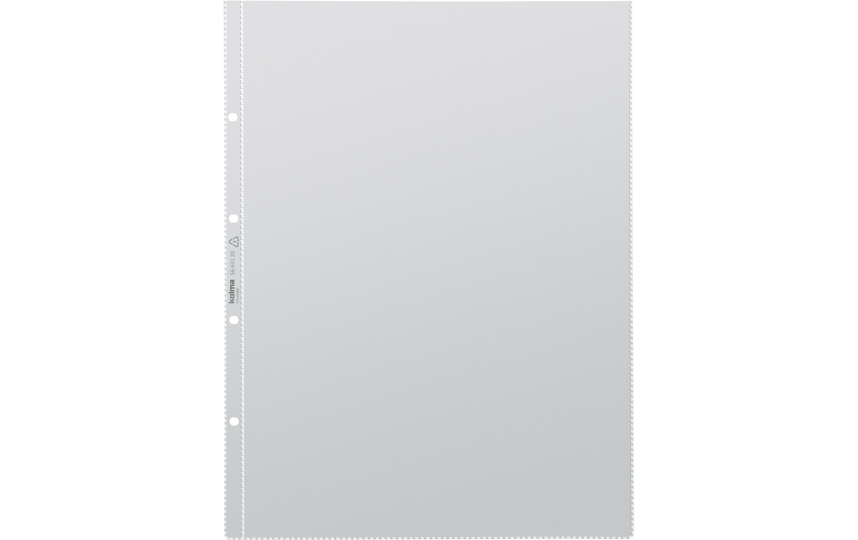Kolma Zeigetasche A3 ExtraSolid hoch Transparent, 10 Stück