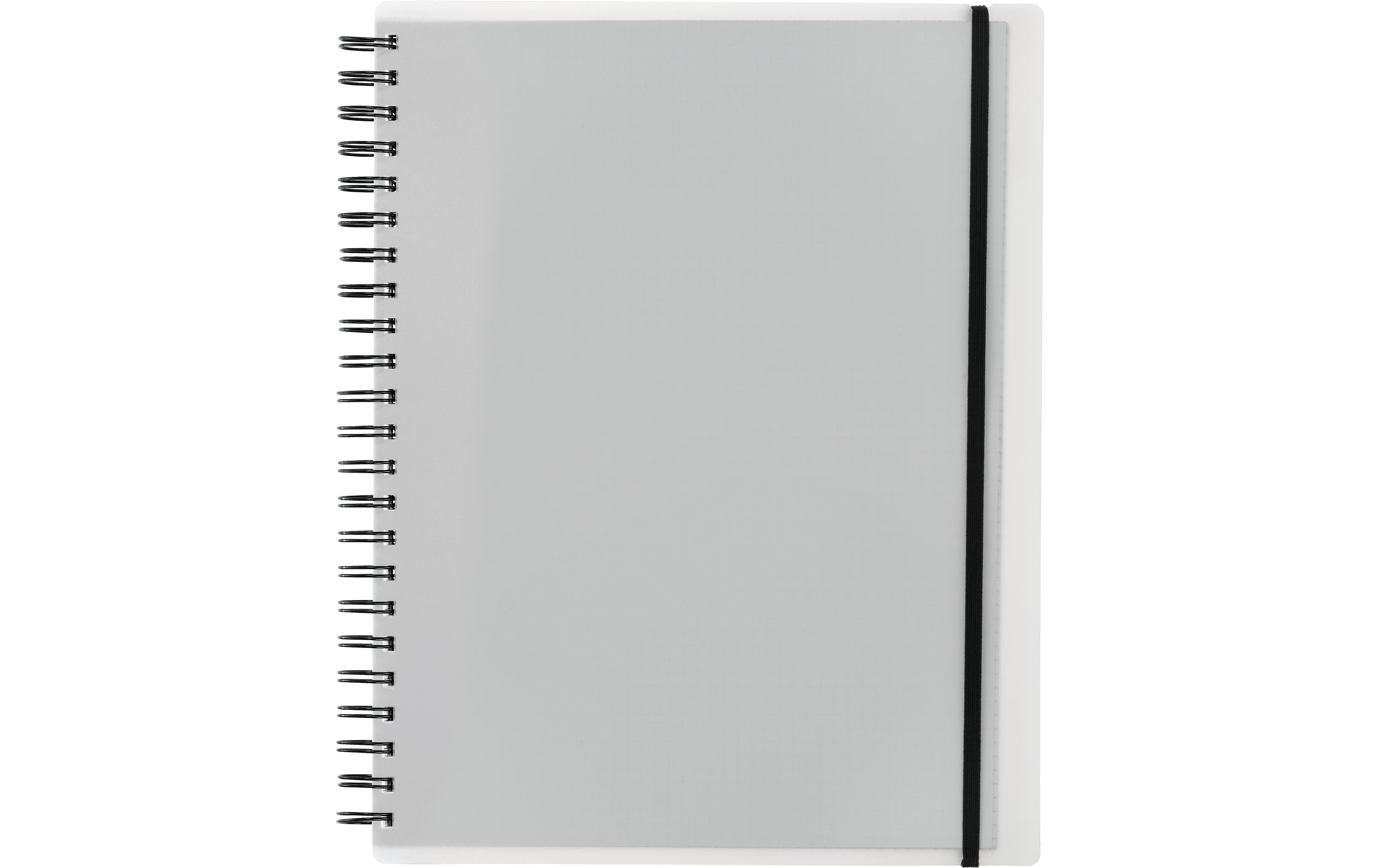 Kolma Notizheft Easy A4, Kariert, Transparent