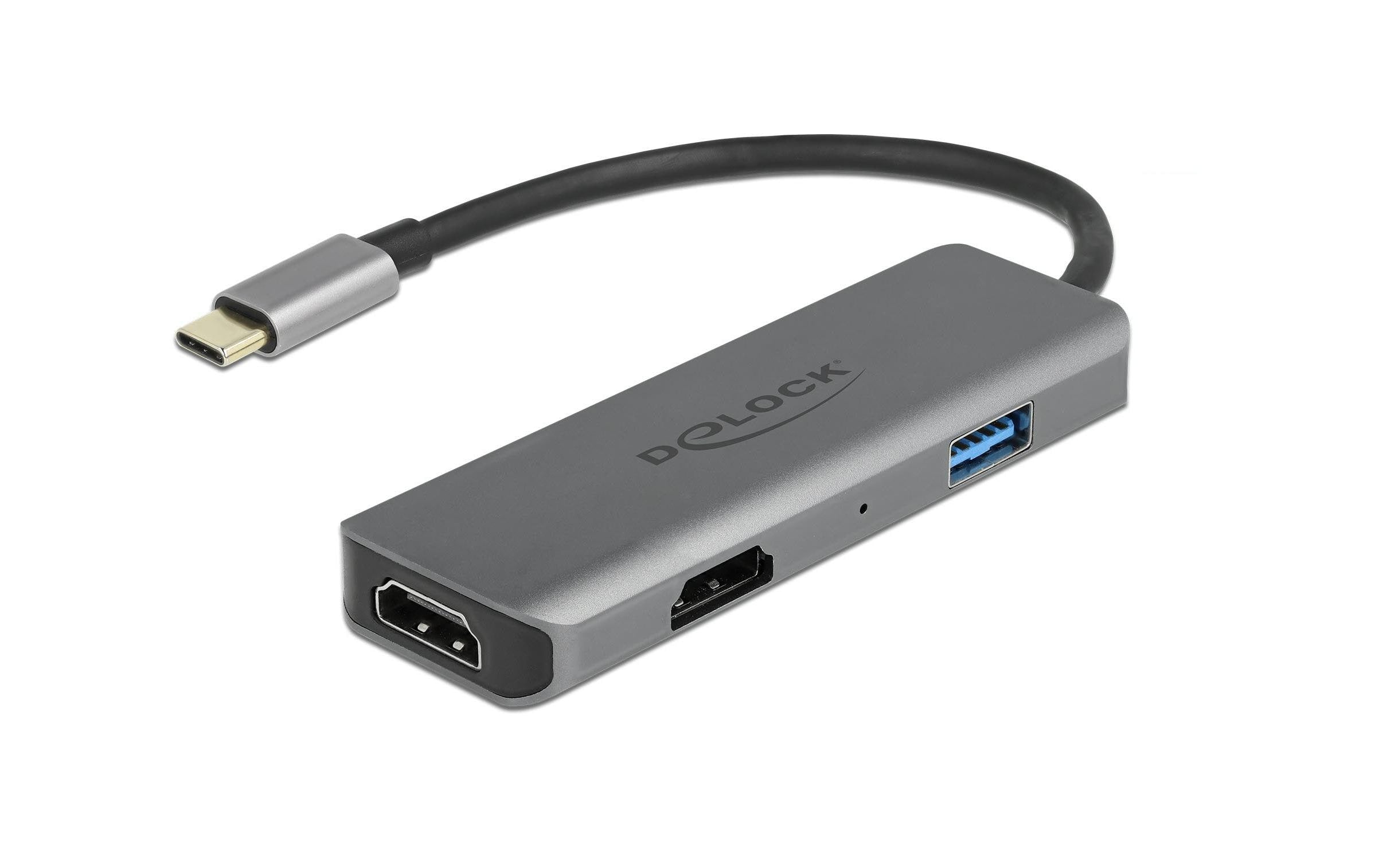 Delock Adapter USB Type-C - HDMI/USB 2.0 4K 60 Hz