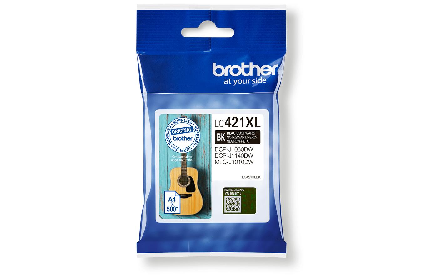 Brother Tinte LC421XLBK Black