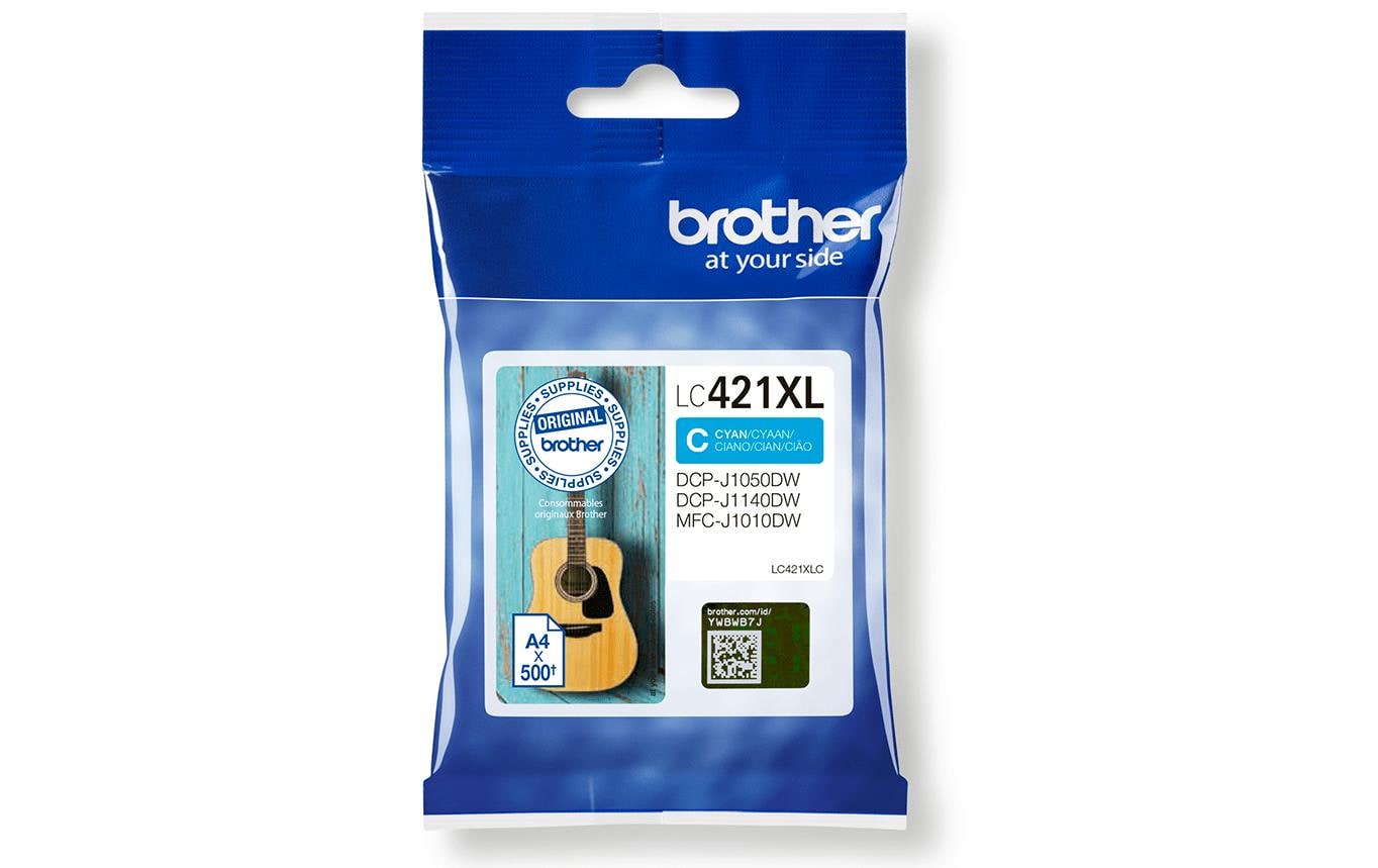 Brother Tinte LC421XLC Cyan