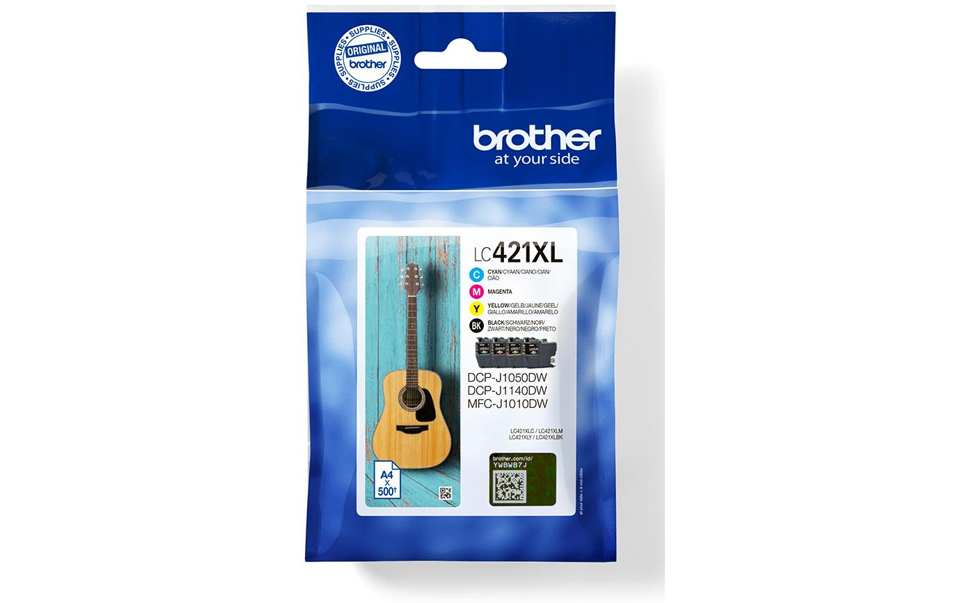 Brother Tinte LC421XLVAL BK, C, M, Y