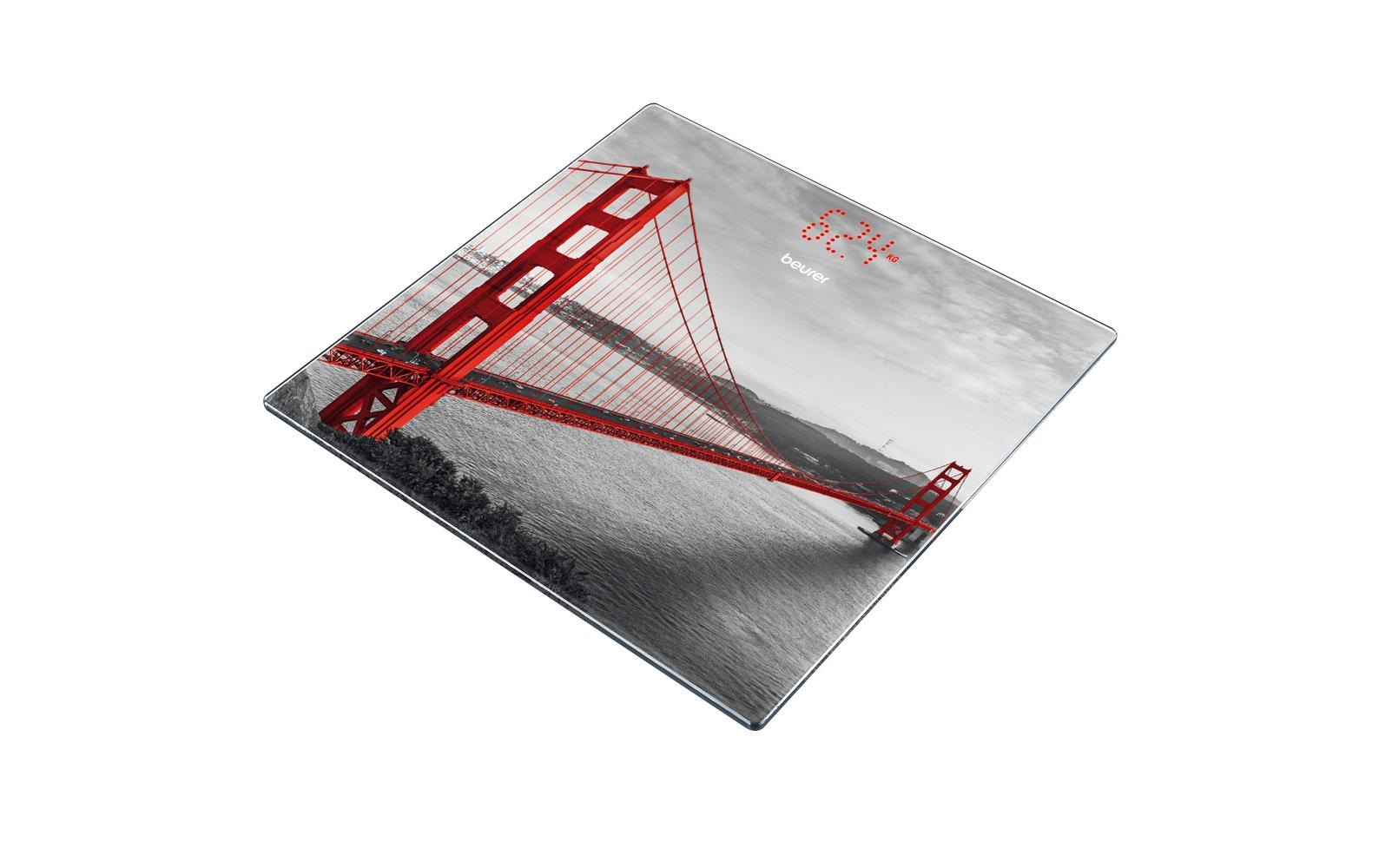 Beurer Personenwaage GS 215 San Francisco Grau; Rot