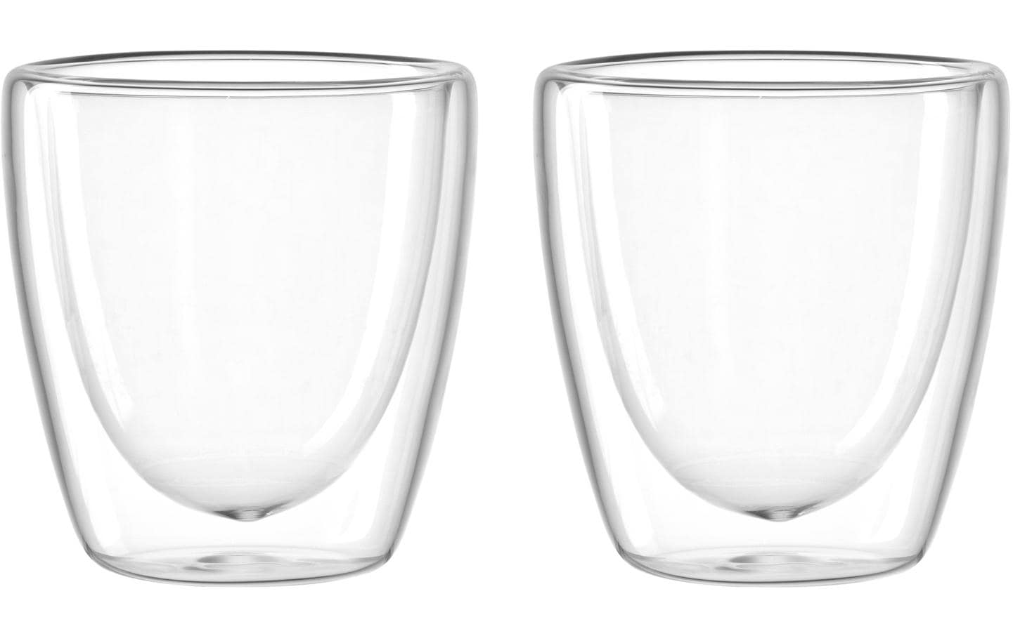 Leonardo Thermobecher Duo 100 ml, 2 Stück, Transparent