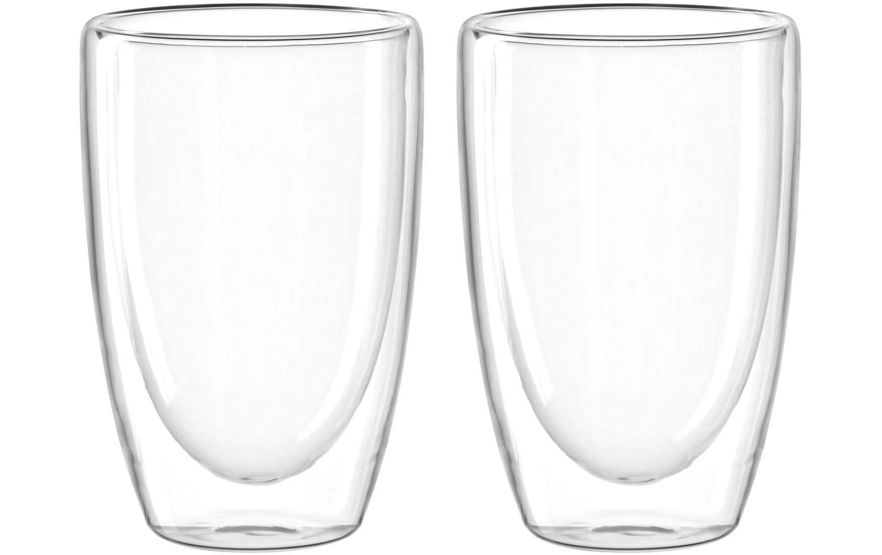 Leonardo Thermobecher Duo 400 ml, 2 Stück, Transparent