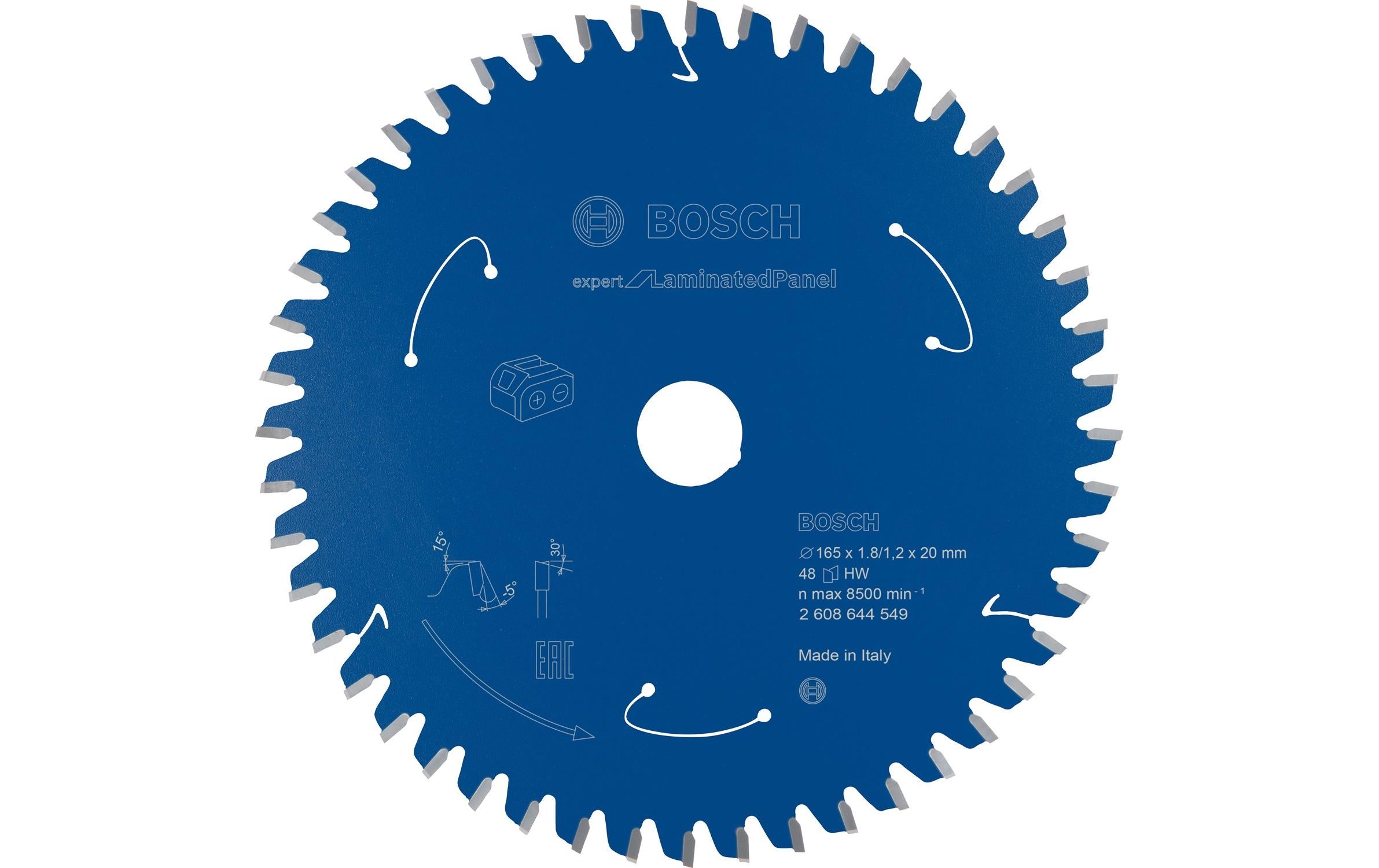 Bosch Professional Kreissägeblatt Expert for Laminated Panel Ø 165, Z 48