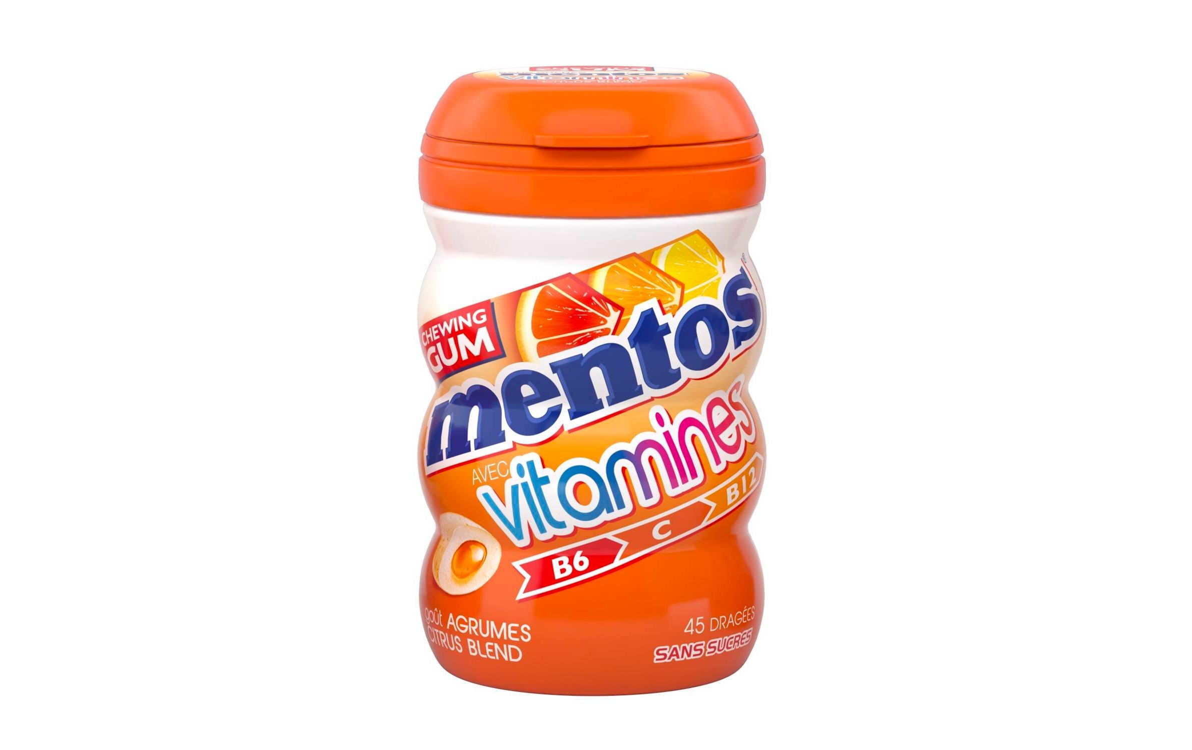 Mentos Kaugummi Vitamines 90 g