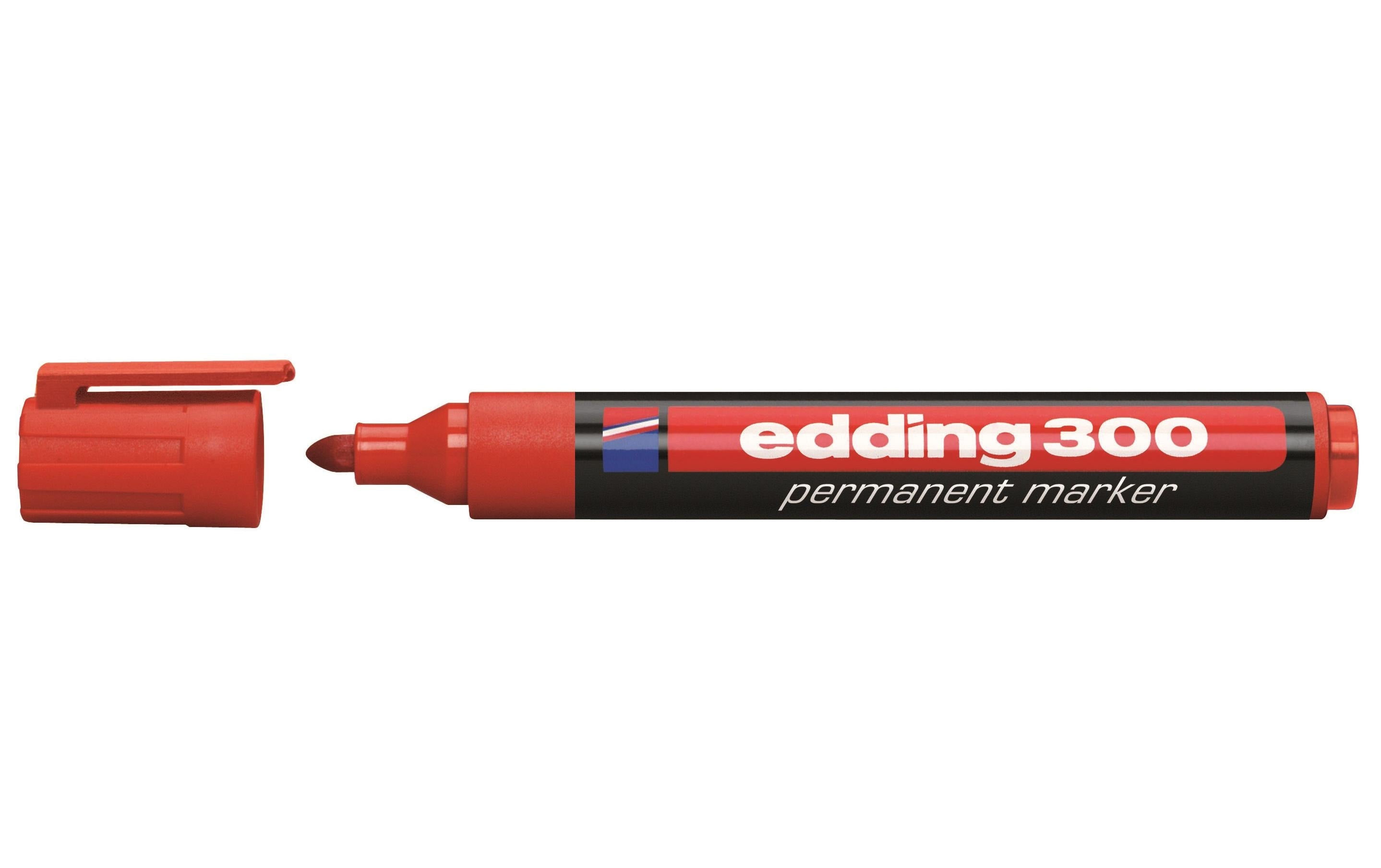 edding Permanent-Marker 300 Rot