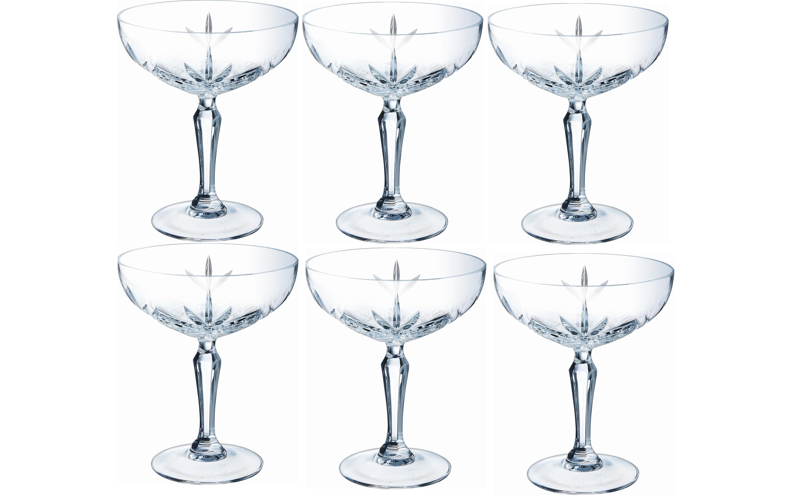 Bormioli Rocco Sektglas Broadway 250 ml, 6 Stück, Transparent