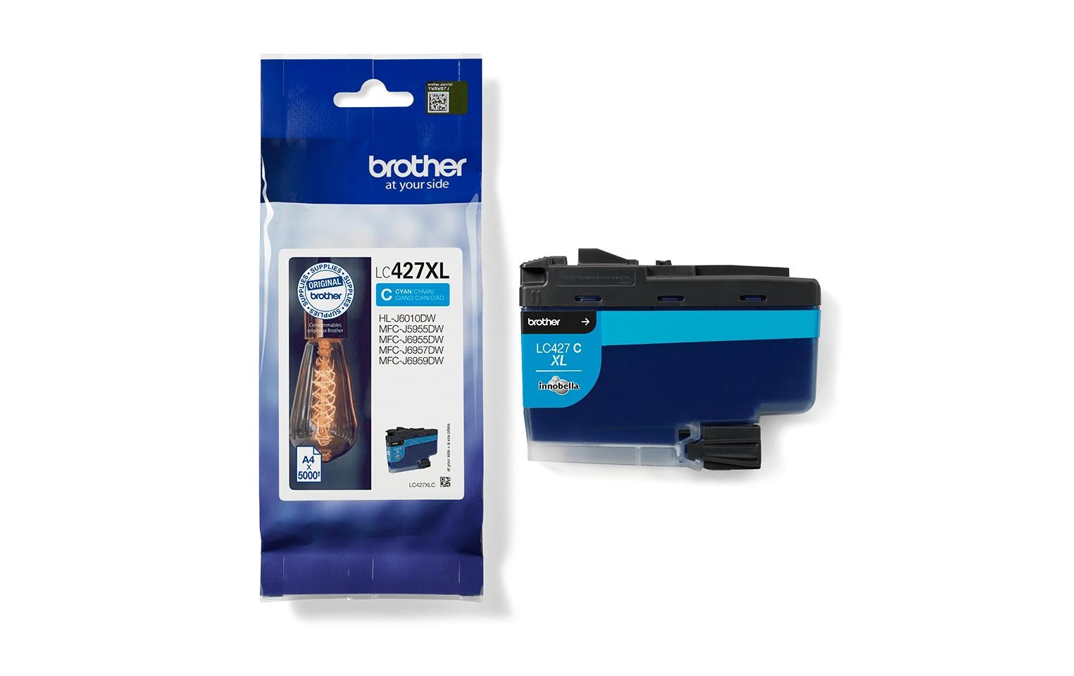 Brother Tinte LC-427XLC Cyan