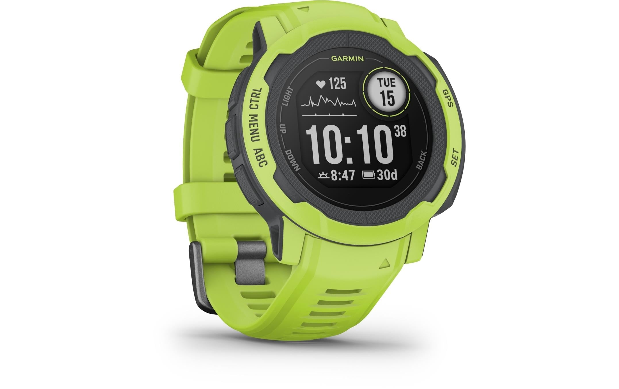 GARMIN Sportuhr Instinct 2, Limettengrün/Schwarz