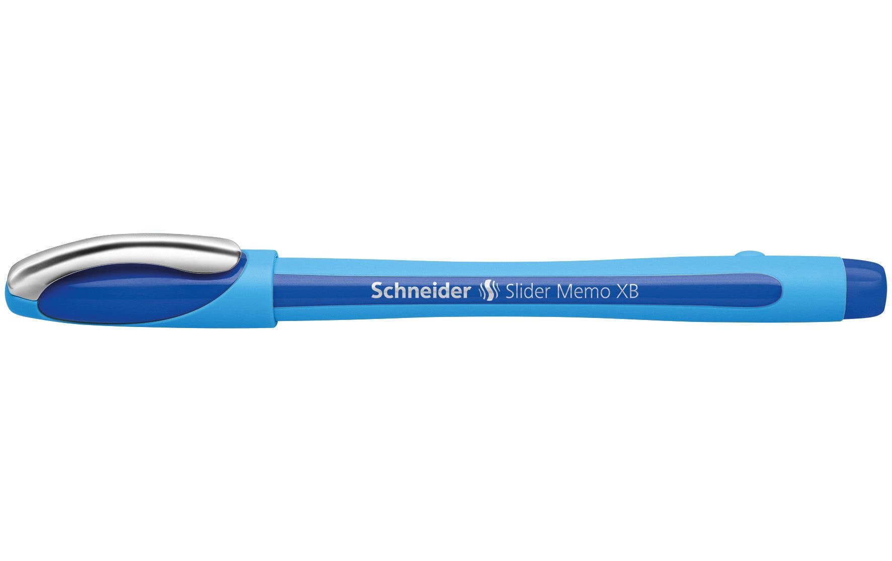 Schneider Kugelschreiber Slider Memo Blau, 1 Stück