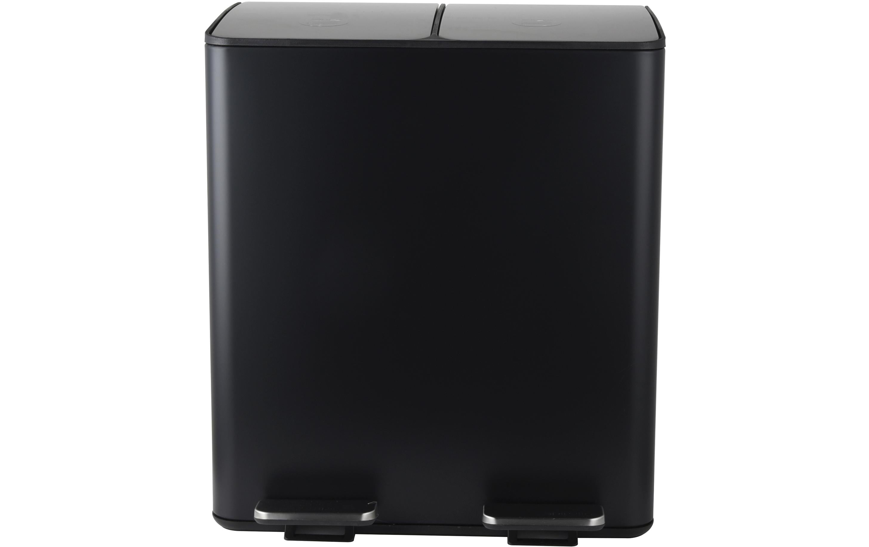 spirella Treteimer Aliya Matt 2 x 20 l, Schwarz