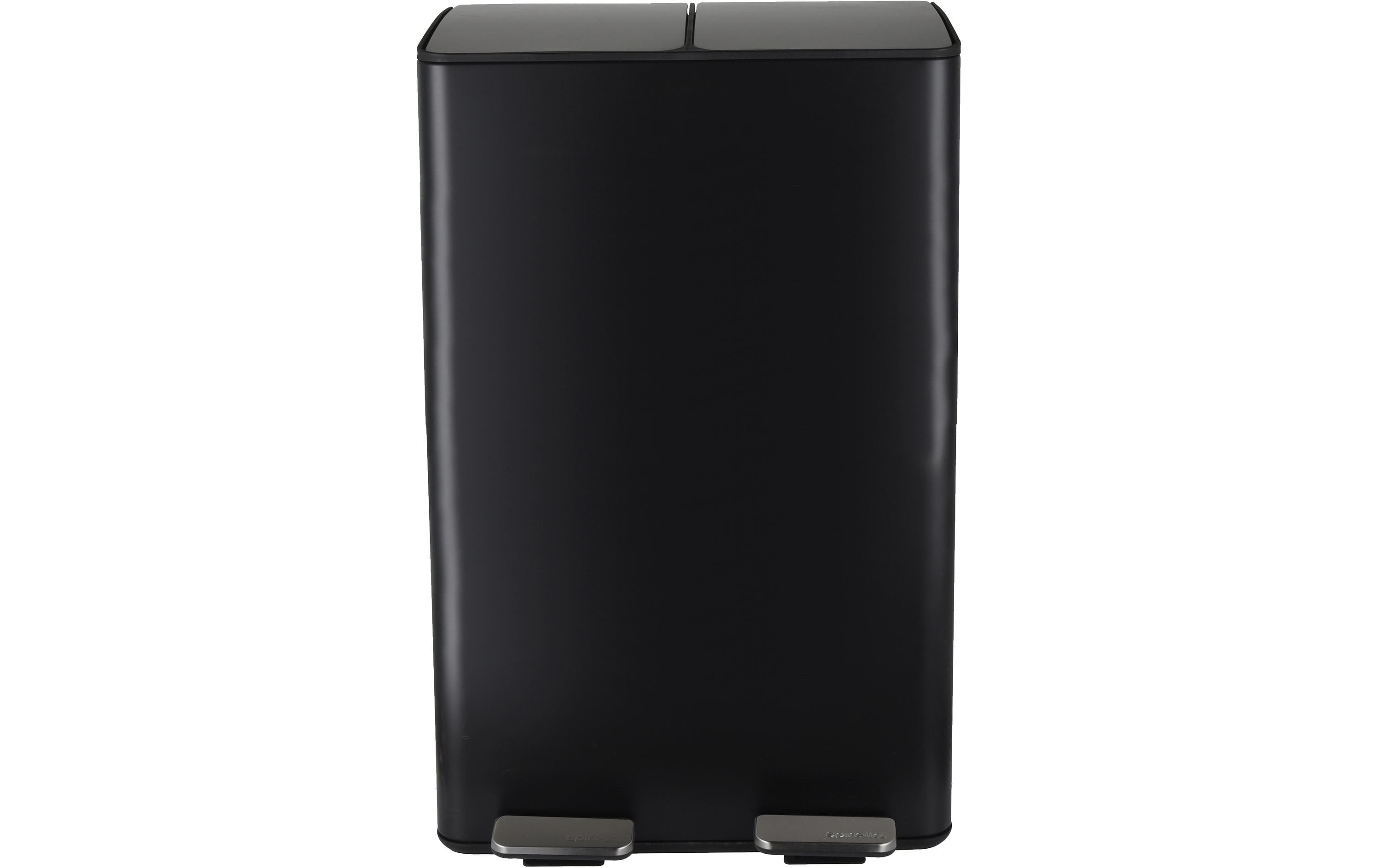 spirella Treteimer Aliya Matt 2 x 30 l, Schwarz