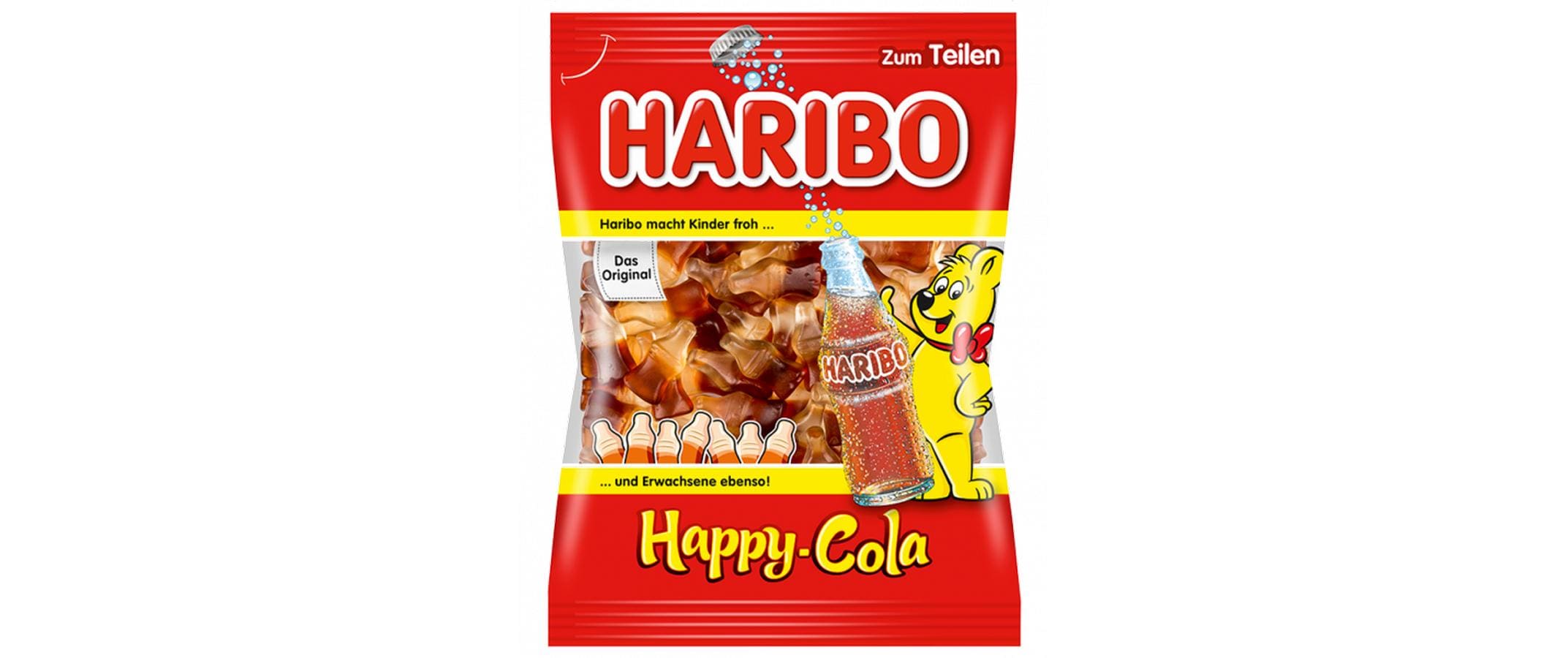 Haribo Gummibonbons Happy Cola 175 g